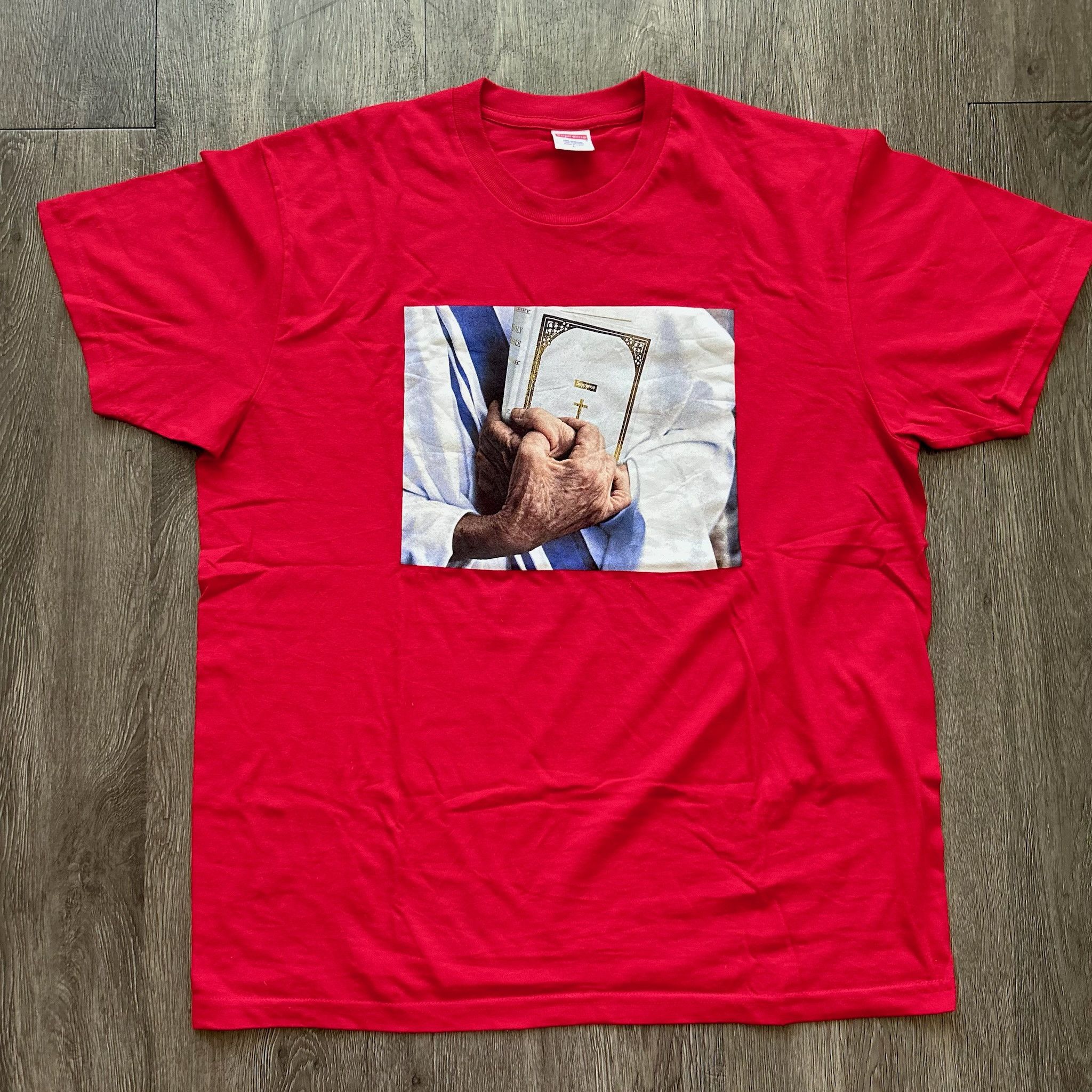 Supreme Bible Tee | Grailed