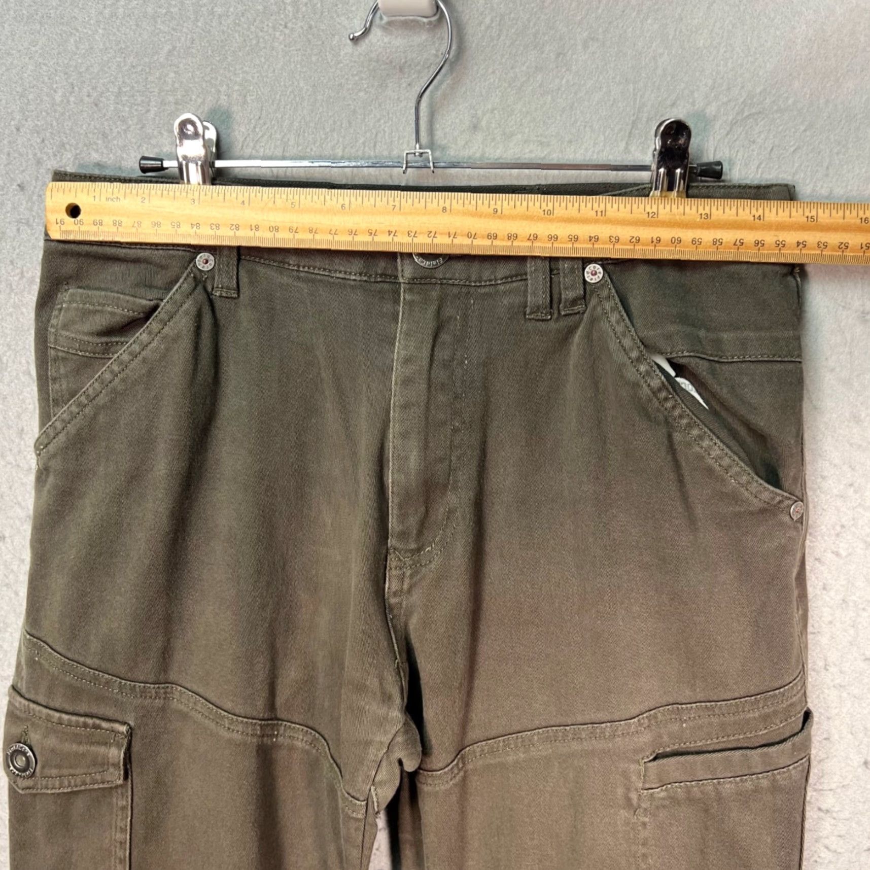 Vintage FieldCore Cargo Pants Mens Large Brown Cotton Canvas Cargo Pocket Mens Trousers Size US 33 - 5 Thumbnail