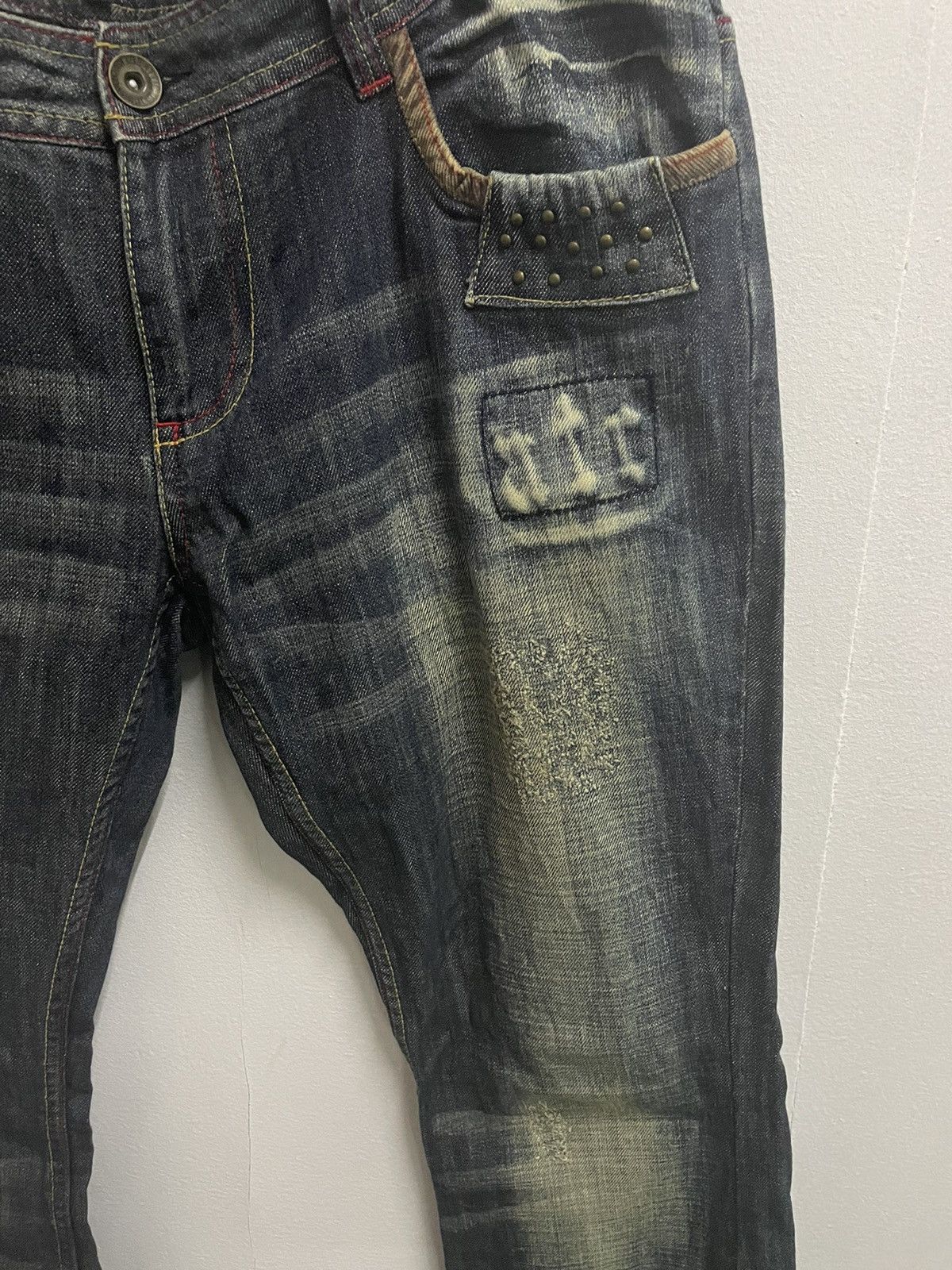 In The Attic Distressed In The Attic Flair Cut Jeans Size US 38 / EU 54 - 6 Thumbnail