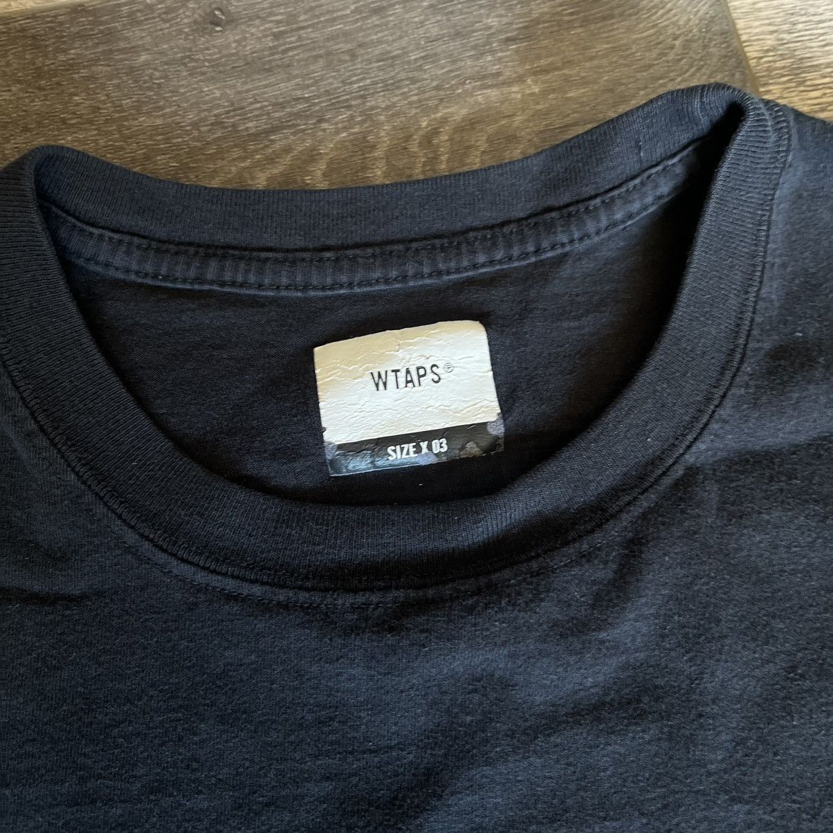 Wtaps WTAPS Stencil Black White Graphic Logo Tee Shirt Size US L / EU 52-54 / 3 - 4 Thumbnail