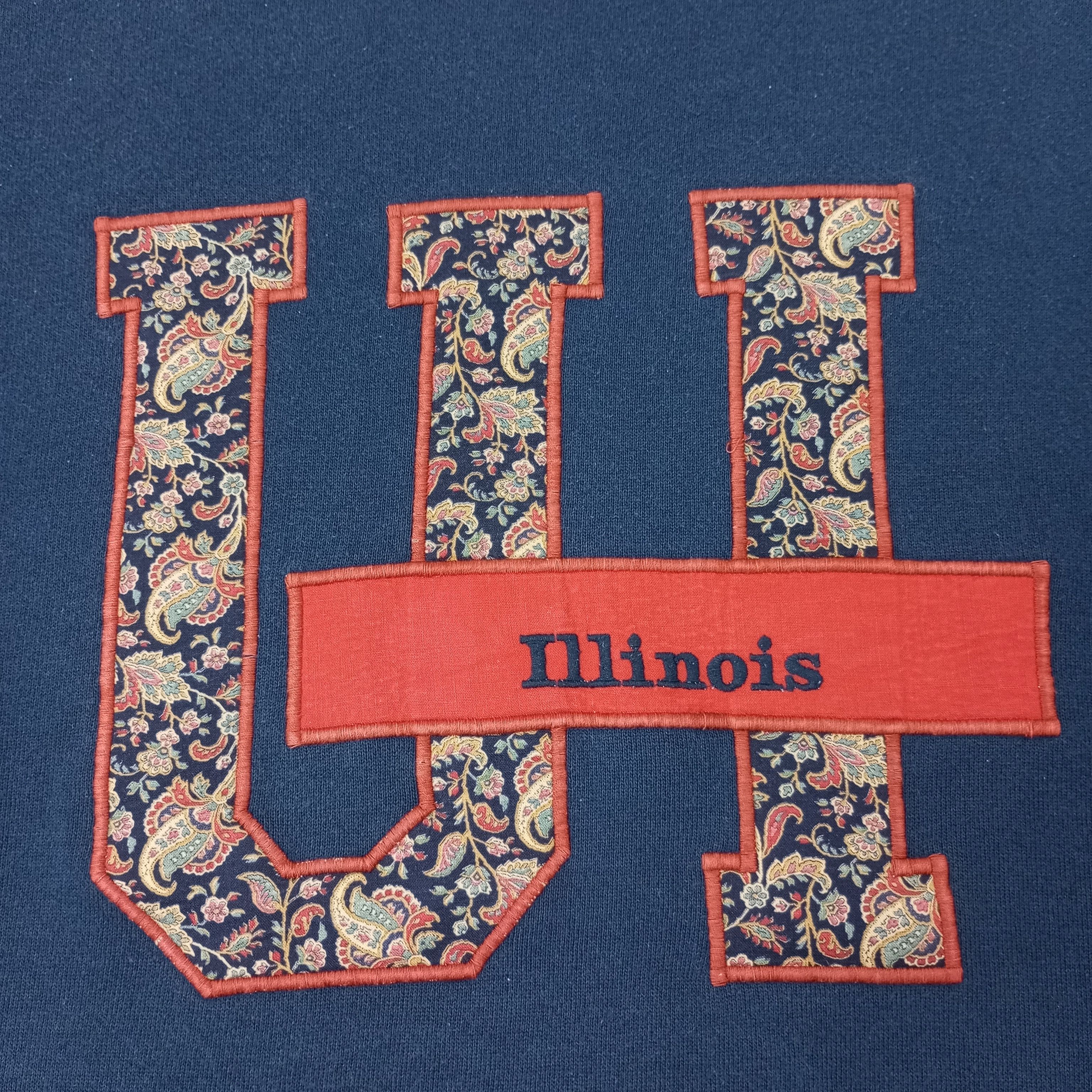 Vintage University Of Illinois Vintage Sweatshirt c251n9 Size US M / EU 48-50 / 2 - 2 Thumbnail