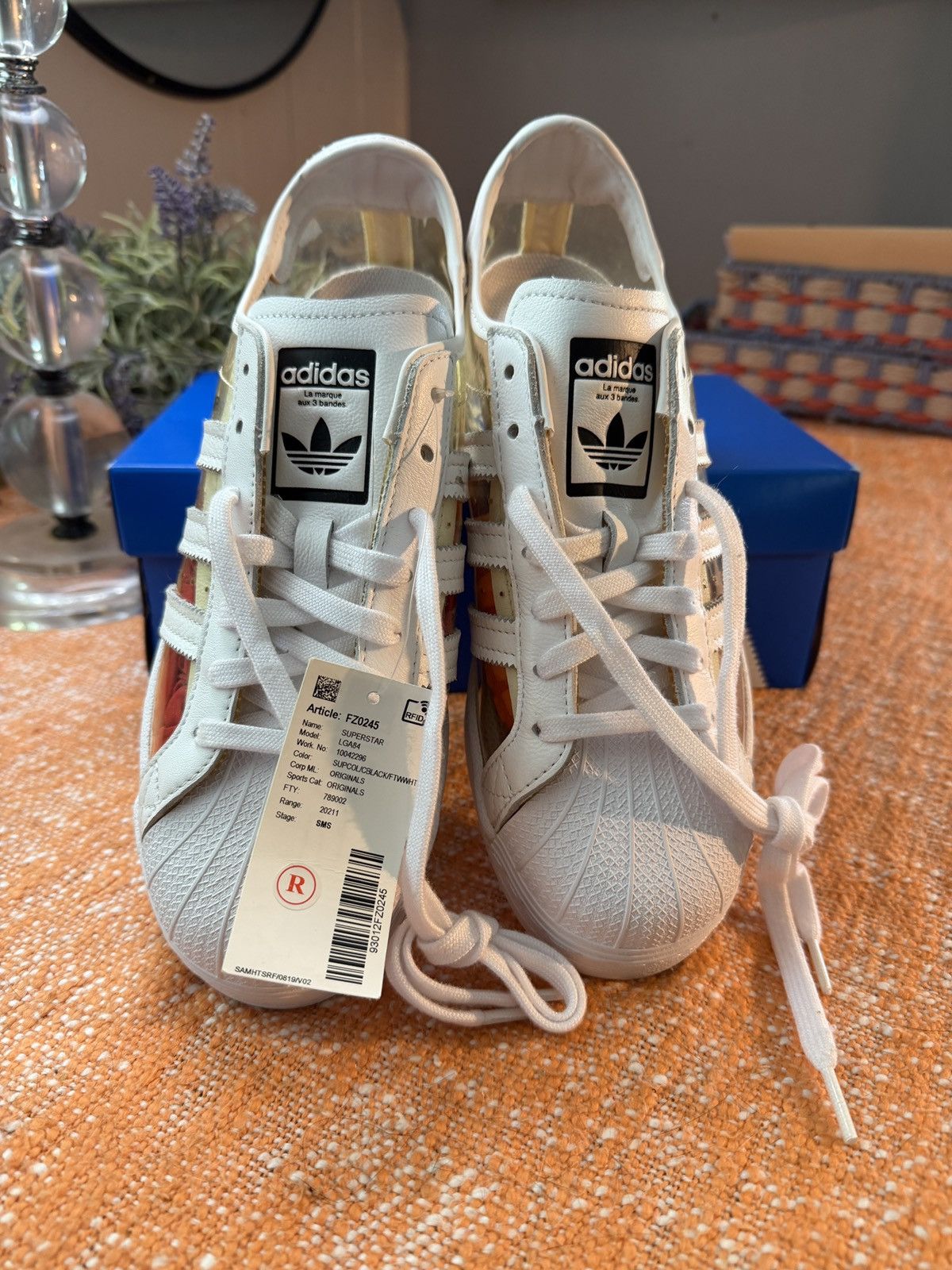 Adidas Clear! Adidas Superstar New size 9 Samples Size US 9 / EU 42 - 13 Thumbnail