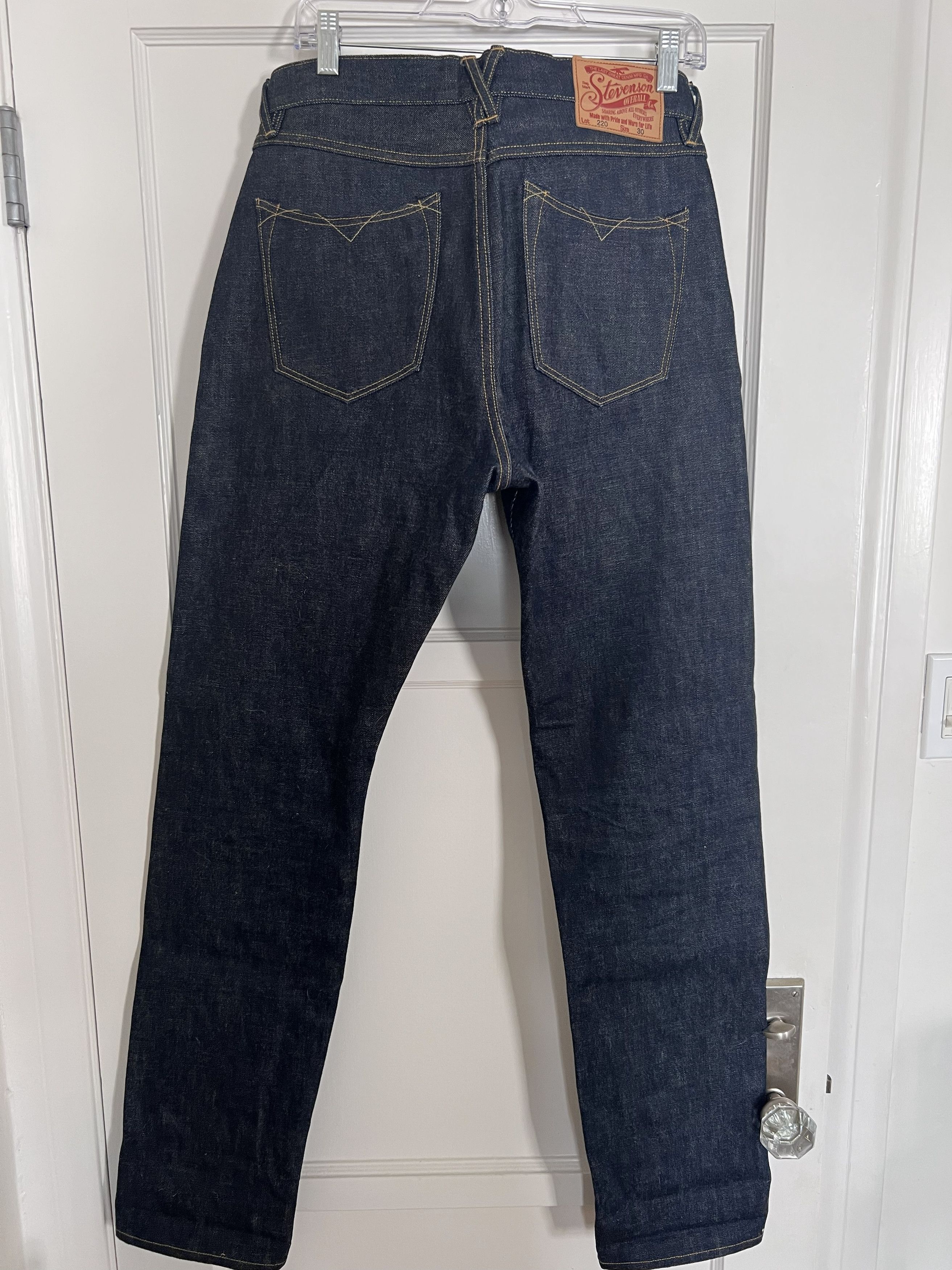 Stevenson Overall Co. 220 Carmel Straight Tapered - Indigo Size US 30 / EU 46 - 2 Thumbnail
