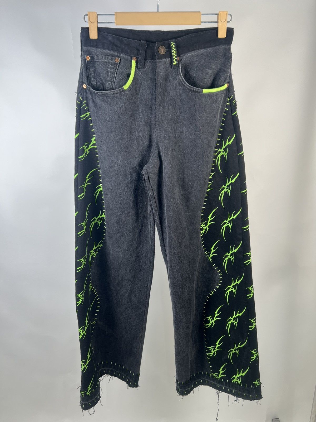 Levi's 1OF1 uncycled levis neon printed baggy fit denim Size US 30 / EU 46 - 1 Thumbnail