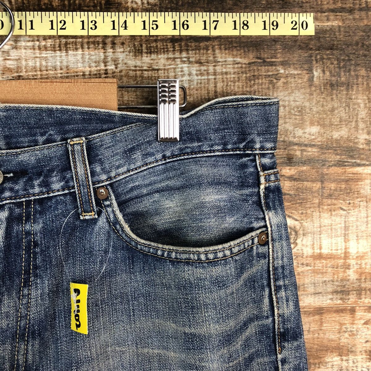 Japanese Brand Uniqlo japan ripped vintage Blue Denim Pants #A1402 Size US 34 / EU 50 - 7 Thumbnail