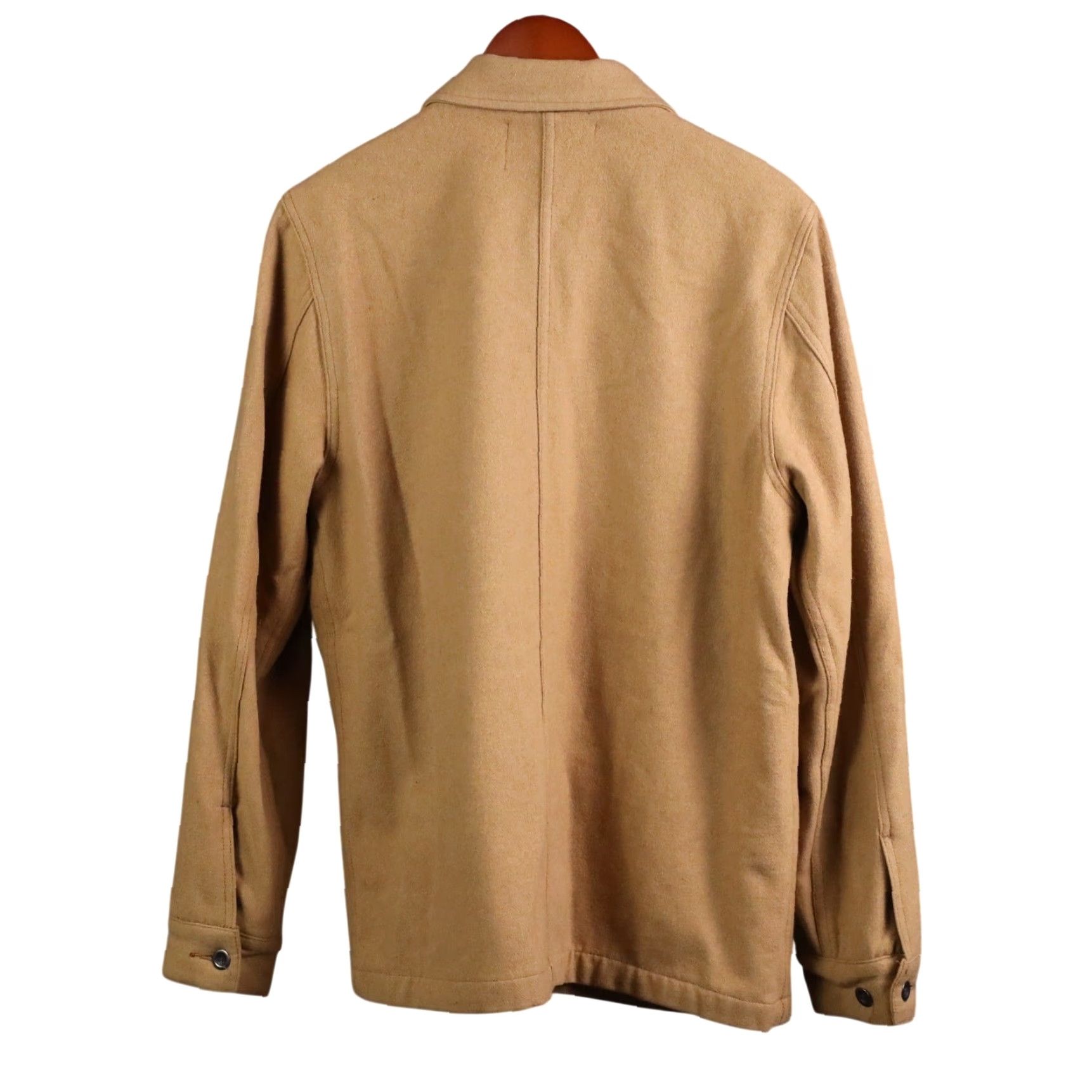 Obey Obey Propaganda Field Coat Men L Brown Wool Blend Pockets Button Short 50% Wool 50% Polyester Fall Winter Spring Casual Workwear Travel Size US L / EU 52-54 / 3 - 2 Thumbnail