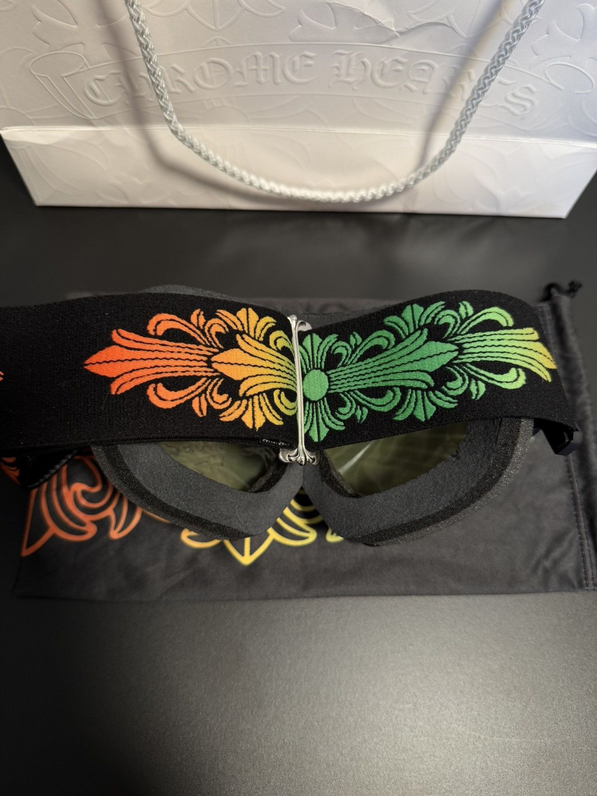Chrome Hearts Chrome Hearts Silver Morning Ski Goggles Size ONE SIZE - 10 Thumbnail