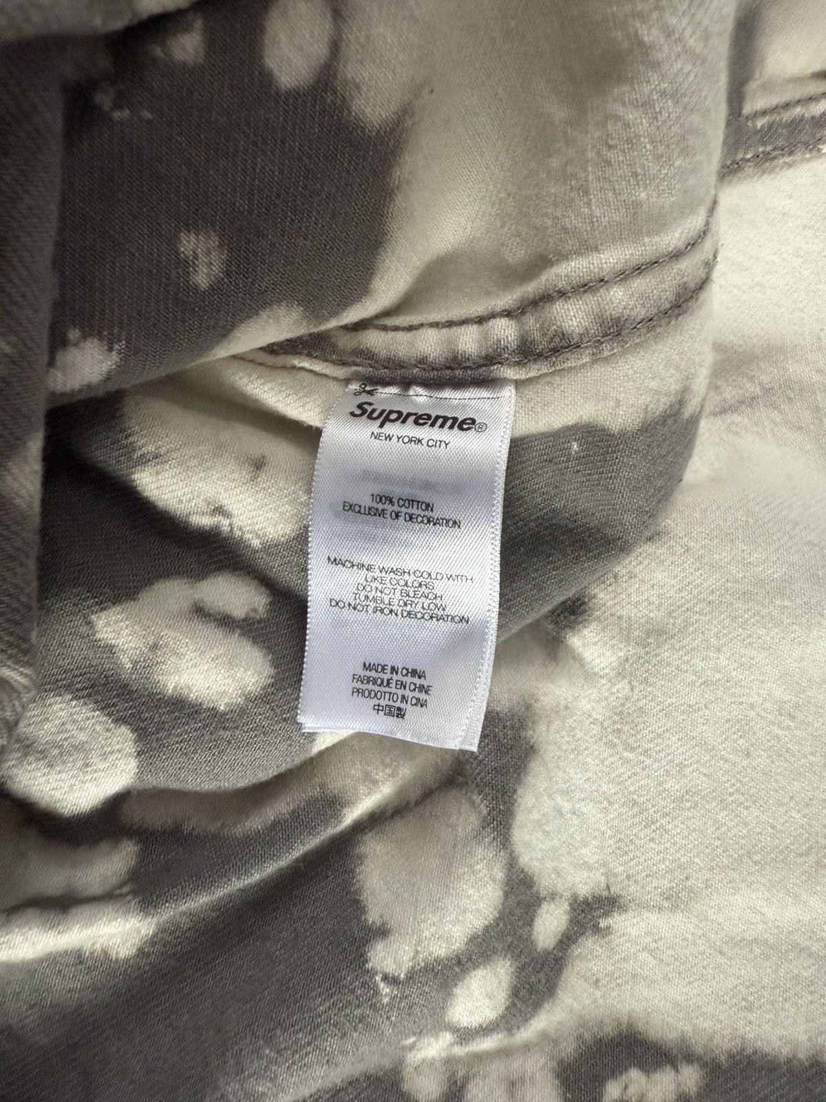 Supreme Bleached Hooded Denim Shirt Size US S / EU 44-46 / 1 - 6 Thumbnail
