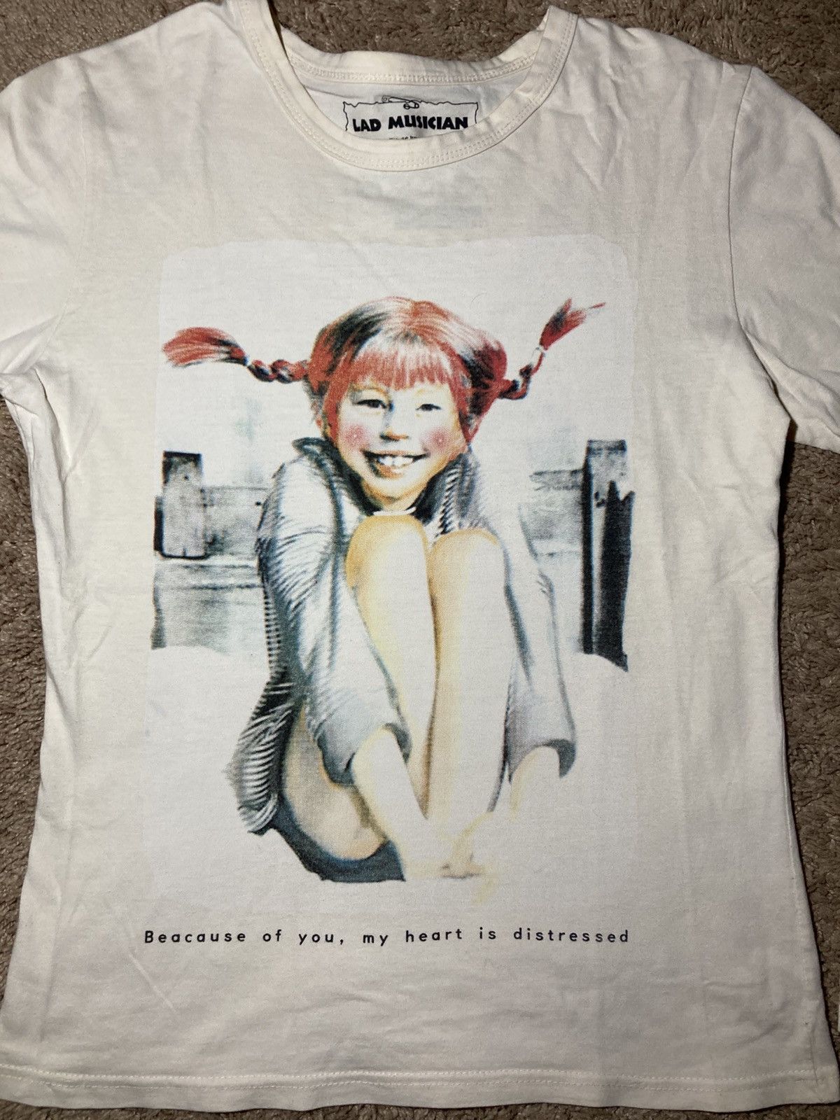 Lad Musician 1995 Lad Musician Pippi Cute Friend Distressed 90s Book Kids Size US M / EU 48-50 / 2 - 2 Thumbnail