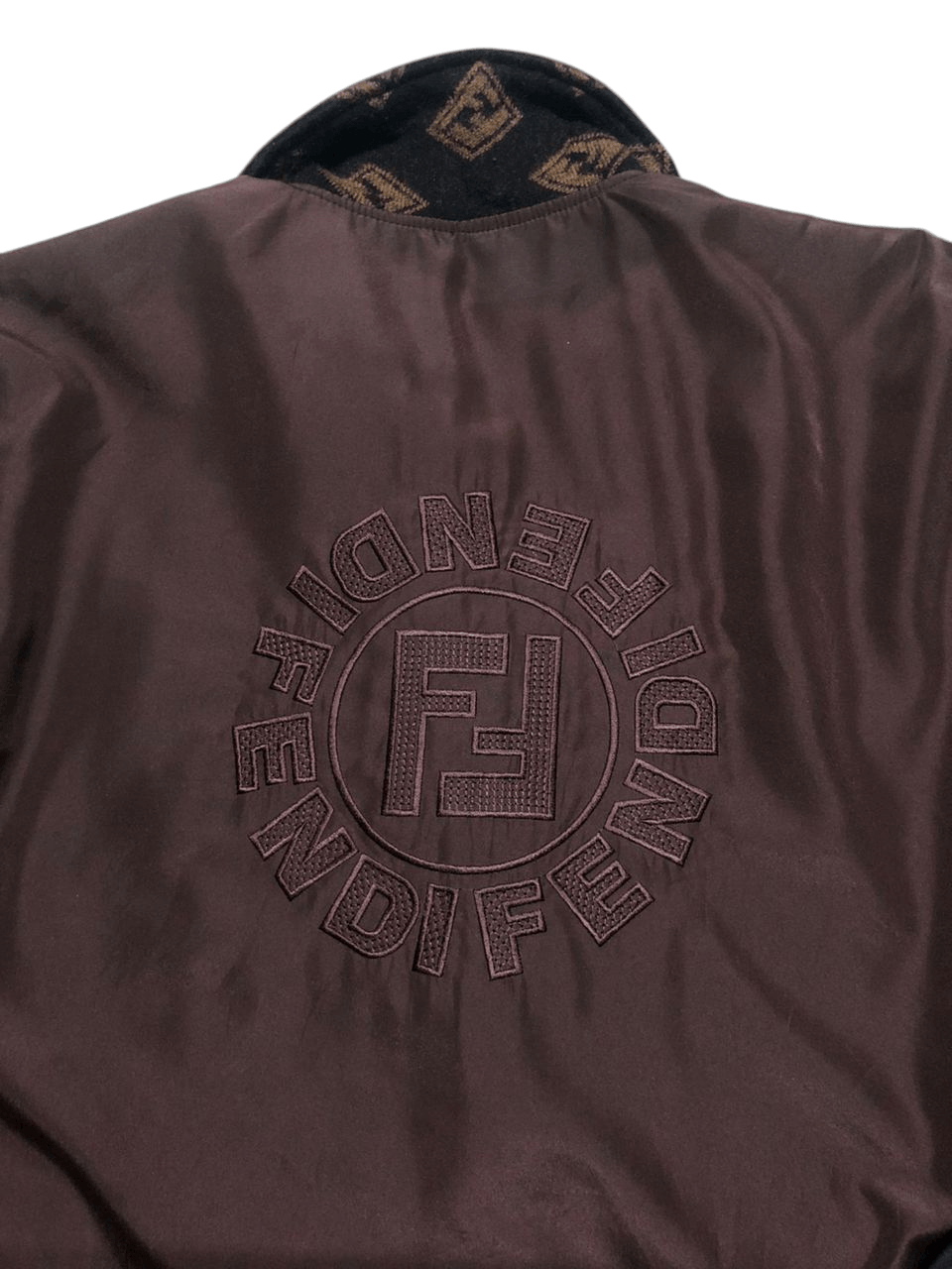 Fendi Vintage Fendi Mare Big Logo Monogram Lining Trenchcoat Size US L / EU 52-54 / 3 - 4 Thumbnail