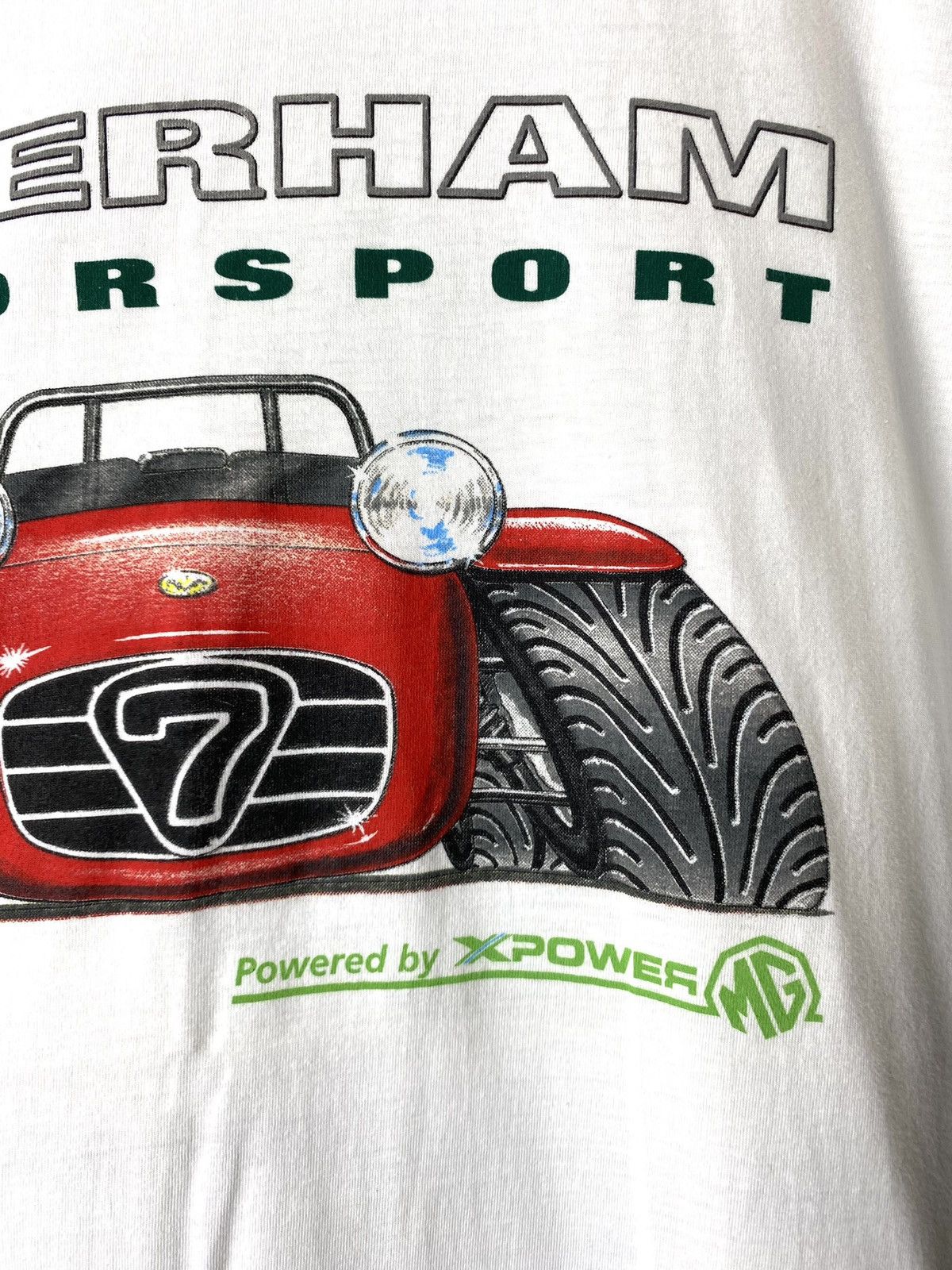 Vintage Rare! Vintage 90’s Caterham MG X Power Lotus Racing T Shirt Size US L / EU 52-54 / 3 - 4 Thumbnail