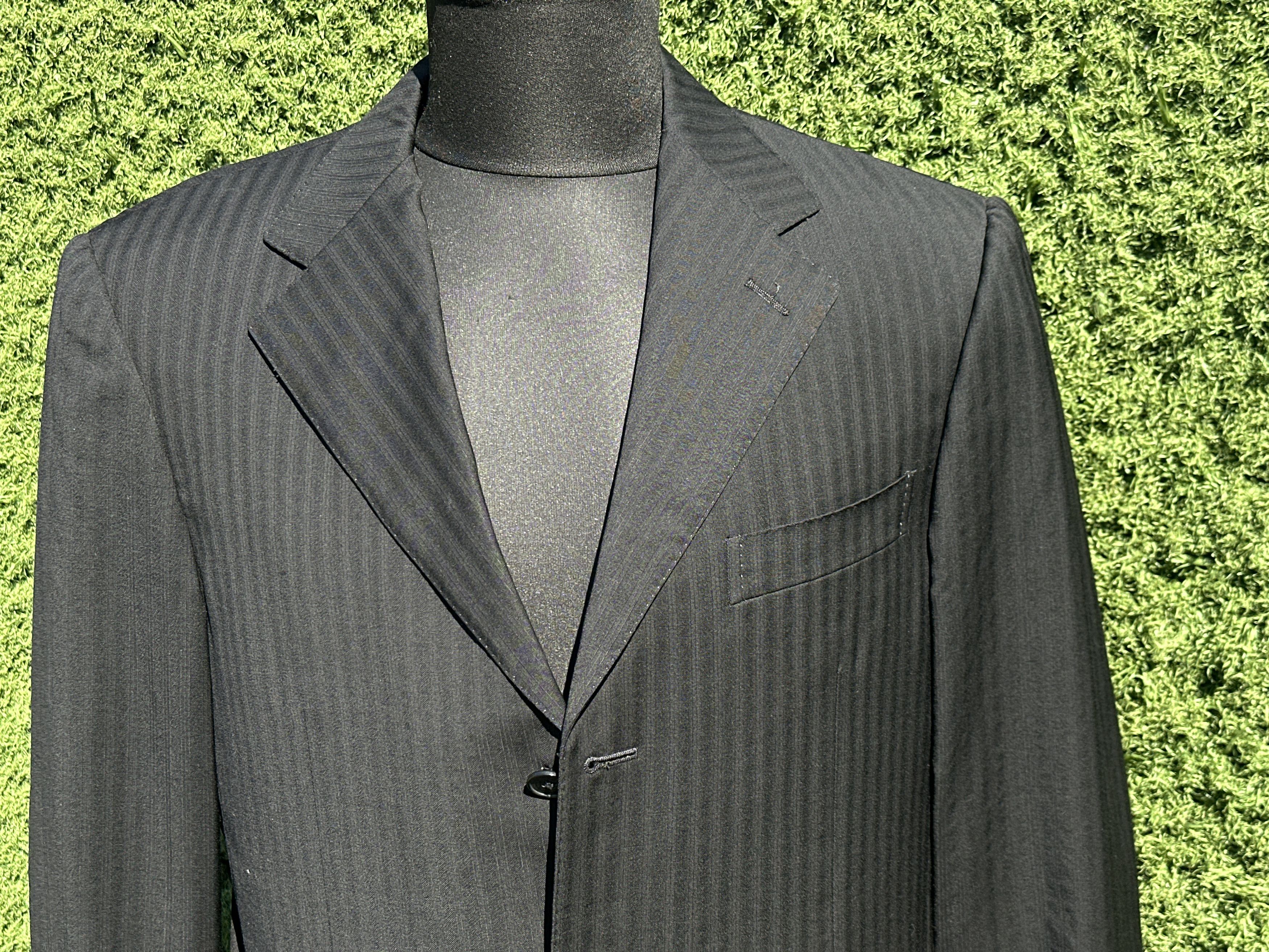 Ermenegildo Zegna Ermenegildo Zegna Soltex Pinstripe Blazer Suit Jacket 50R Size 50R - 3 Thumbnail