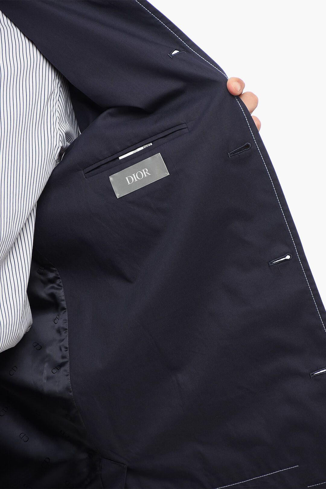 Dior RARE Dior SS24 Kim Jones Navy Workwear Jacket Size US M / EU 48-50 / 2 - 5 Thumbnail