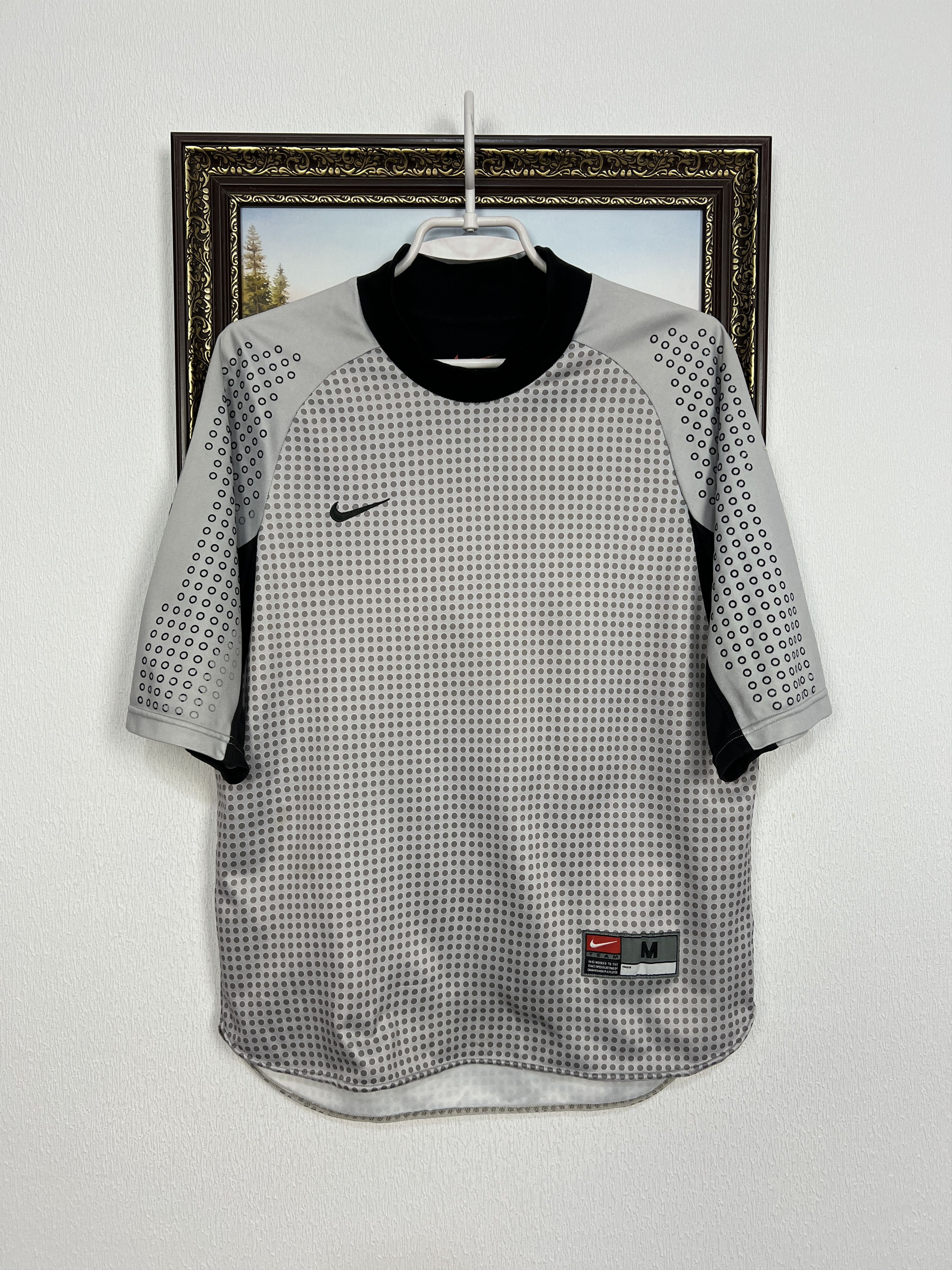 Nike Vintage 90's Football Template Shirt Soccer Jersey Trikot Size US S / EU 44-46 / 1 - 1 Thumbnail