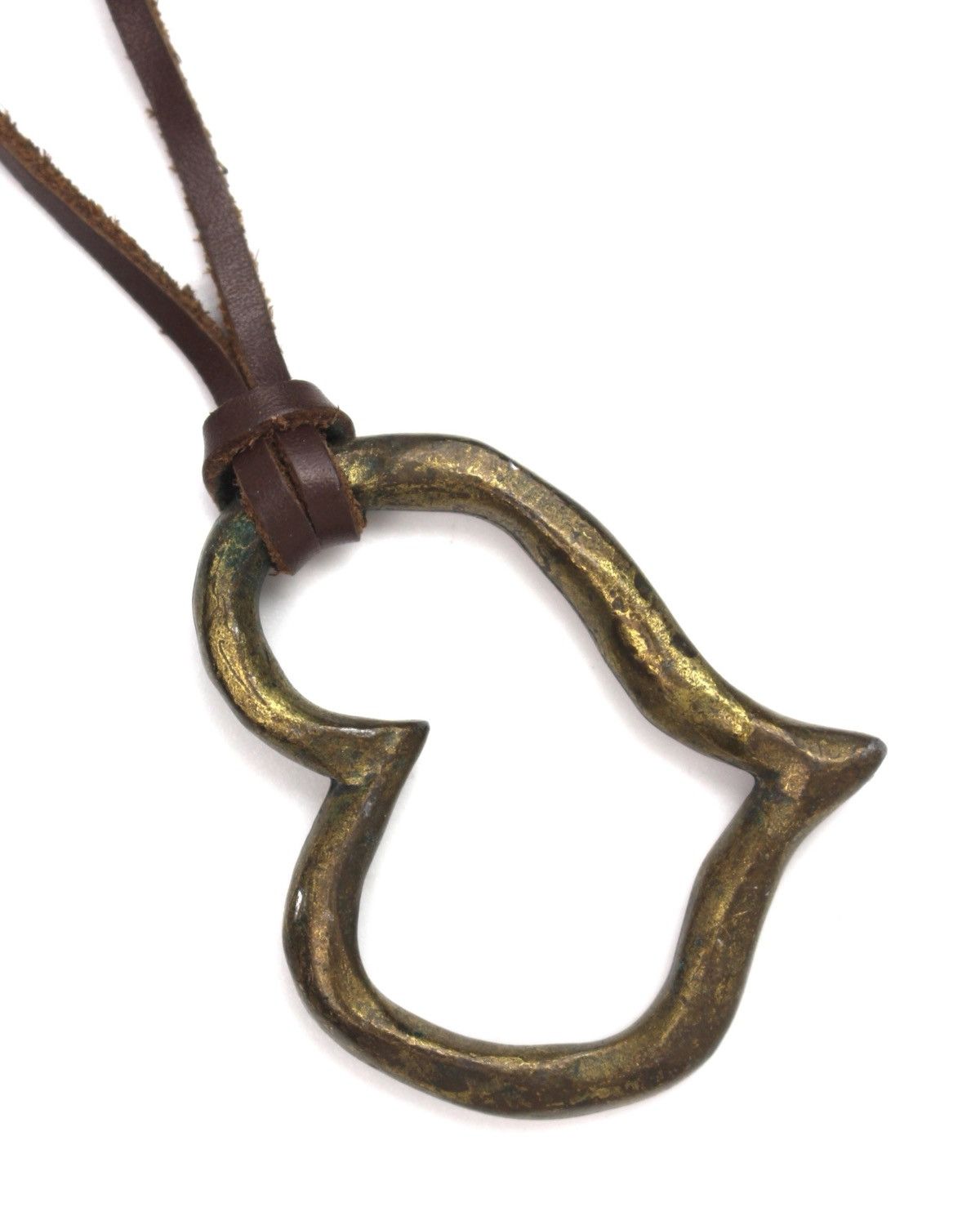 Hysteric Glamour 2000S JAPANESE RUSTY HAND-FORGED OPEN HEART NECKLACE Size ONE SIZE - 3 Thumbnail