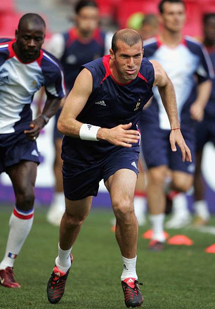 Adidas VTG Adidas x France 2004 (Zidane, etc) Training Shirt Vest Size US M / EU 48-50 / 2 - 2 Thumbnail