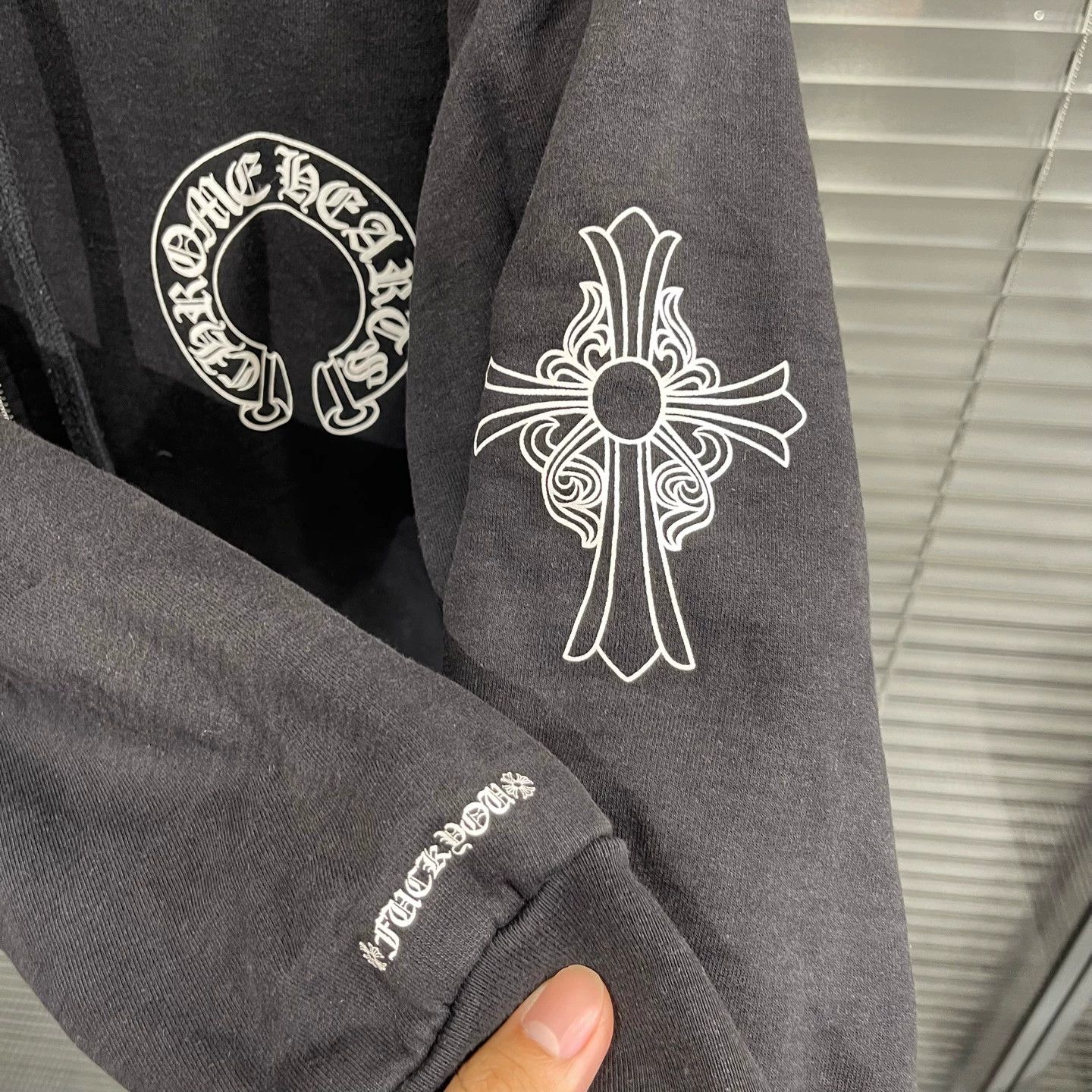 Chrome Hearts Chrome Hearts Black Horseshoe SilverBuckle Zipper Jkt XL 95N Size US XL / EU 56 / 4 - 6 Thumbnail