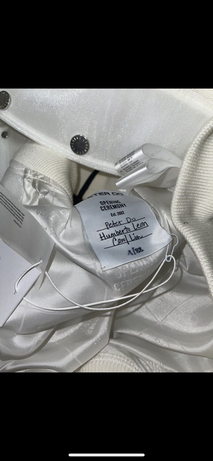 Peter Do Peter Do x Opening Ceremony x Farfetch size XL rare 88 made Size US XL / EU 56 / 4 - 8 Thumbnail