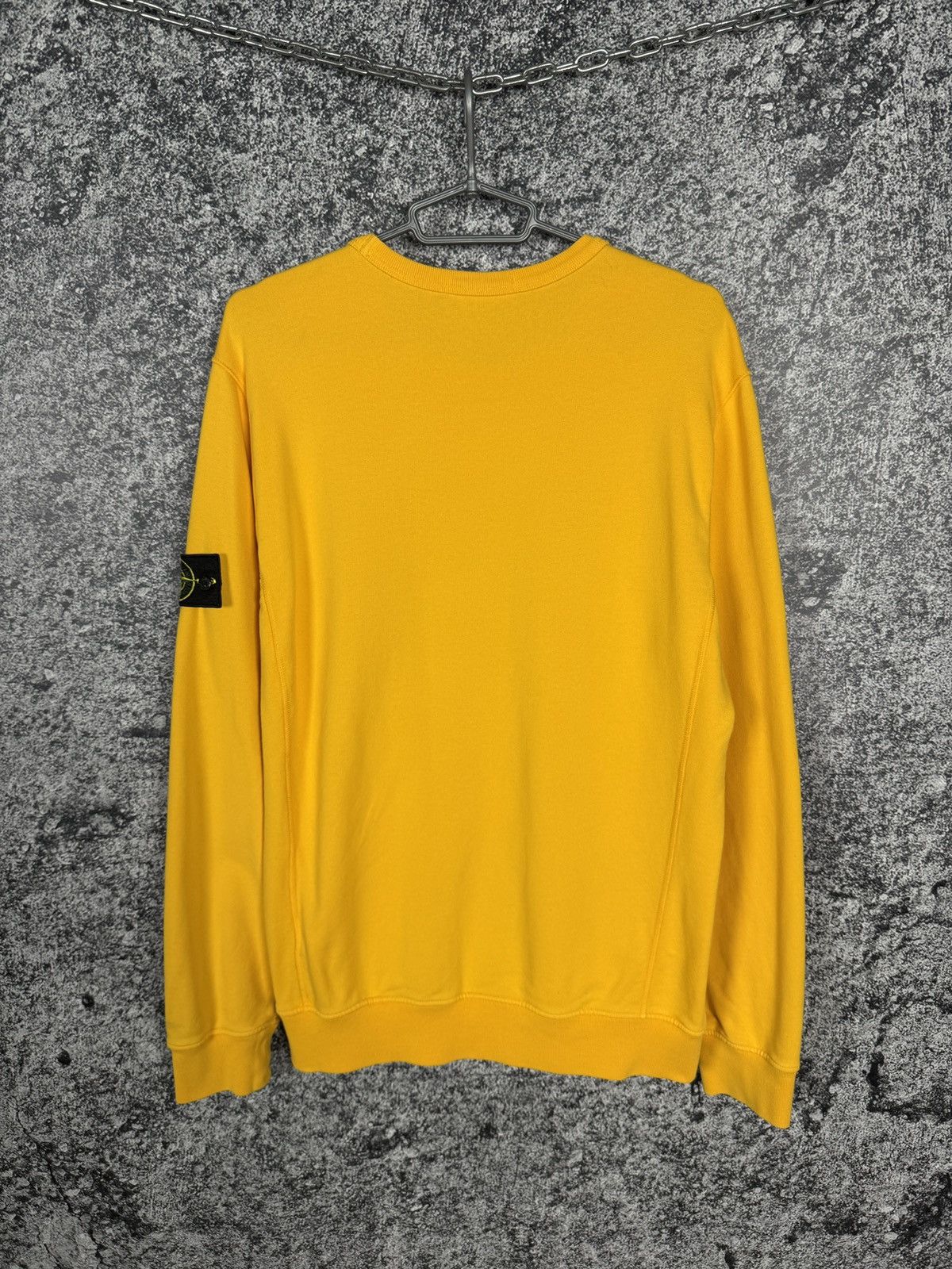 Stone Island Men’s Stone Island Crewneck Yellow Sweatshirt Casual Size XL Size US XL / EU 56 / 4 - 12 Thumbnail