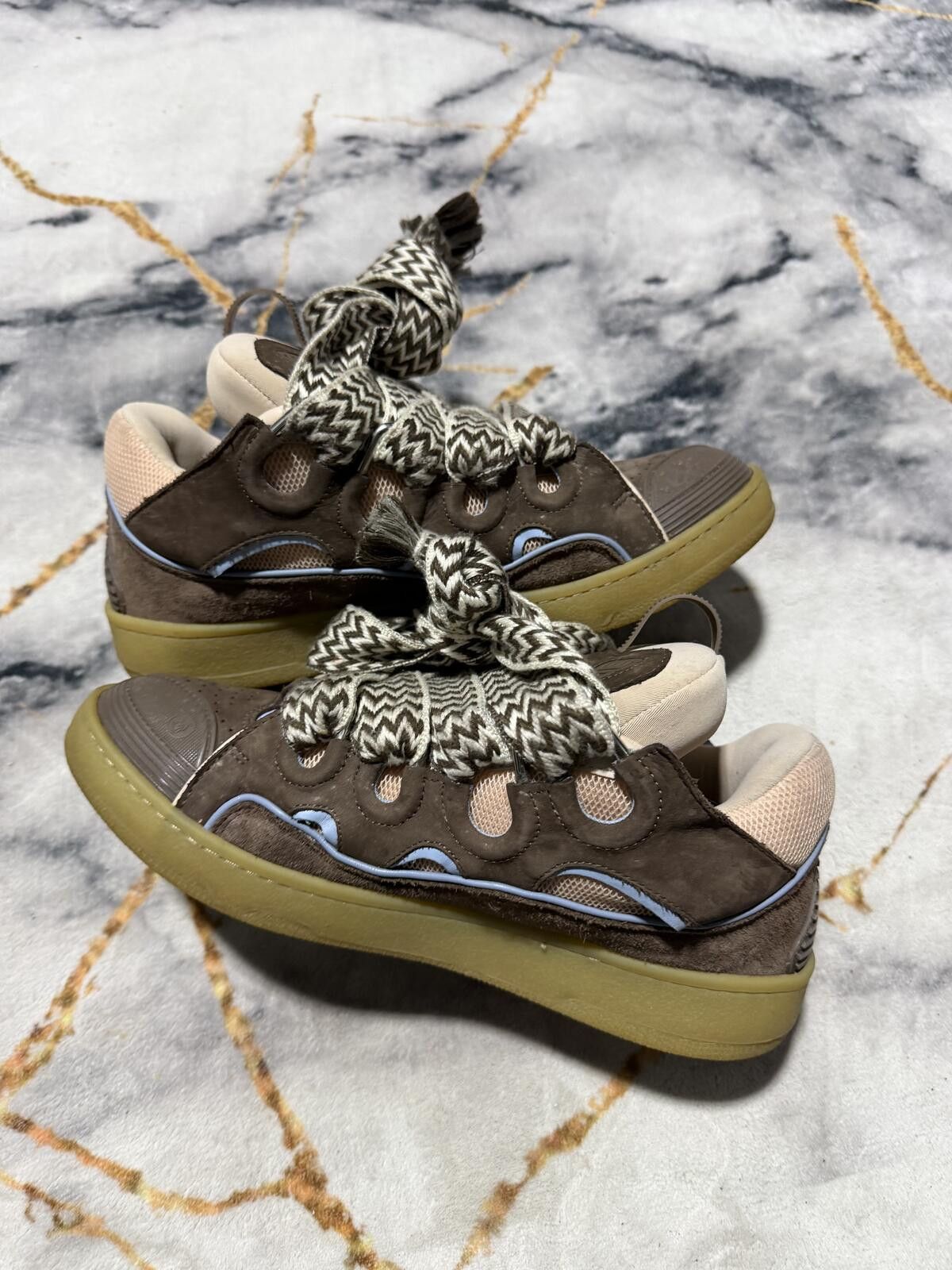 Lanvin Lanvin Curb Brow Blue - Sz 10US Size US 10 / EU 43 - 4 Thumbnail
