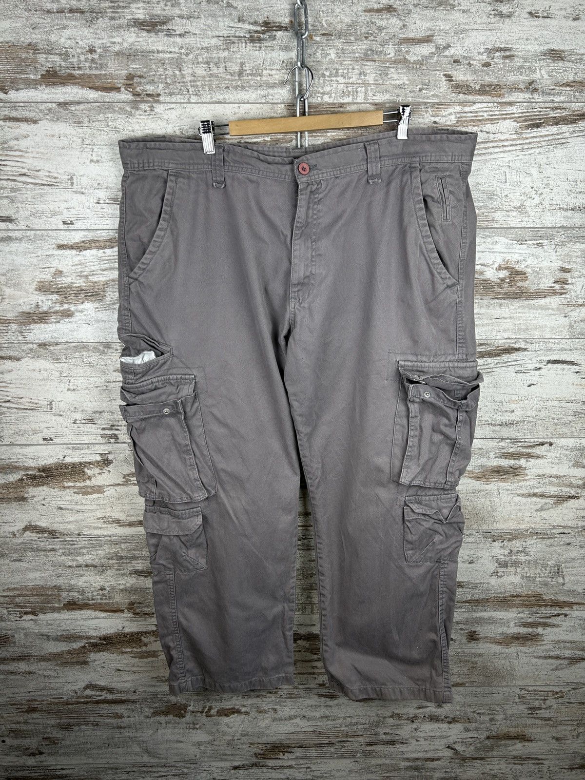 Japanese Brand × Vintage Mens Vintage Cargo pants streetwear y2k Japanese style rare Size US 38 / EU 54 - 2 Thumbnail
