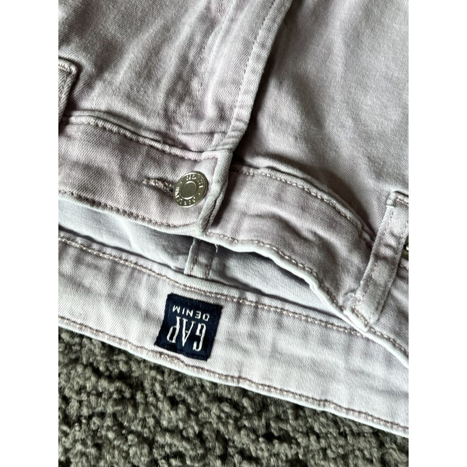 Gap GAP Jeans Twill Leggings Jegging Purple Light w30 30 Inseam 28 High Rise Women Size 10 Size 30" / US 8 / IT 44 - 4 Thumbnail