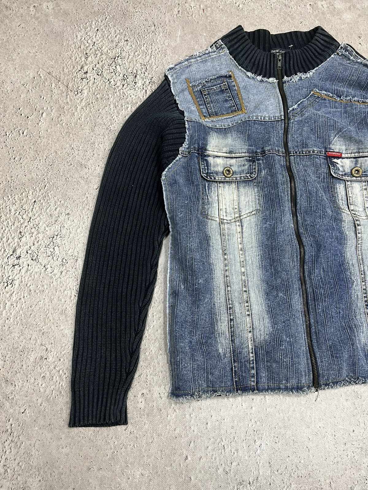 20471120 × Seditionaries VINTAGE Y2K Seditionaries Knitted Print 777 Stylish Sweater Size US L / EU 52-54 / 3 - 4 Thumbnail