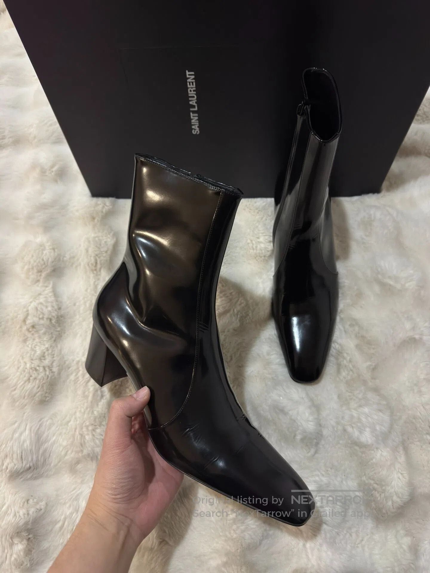 Saint Laurent Paris Saint Laurent YSL XIV 2023 Runway Men's Boots. Size US 10 / EU 43 - 4 Thumbnail