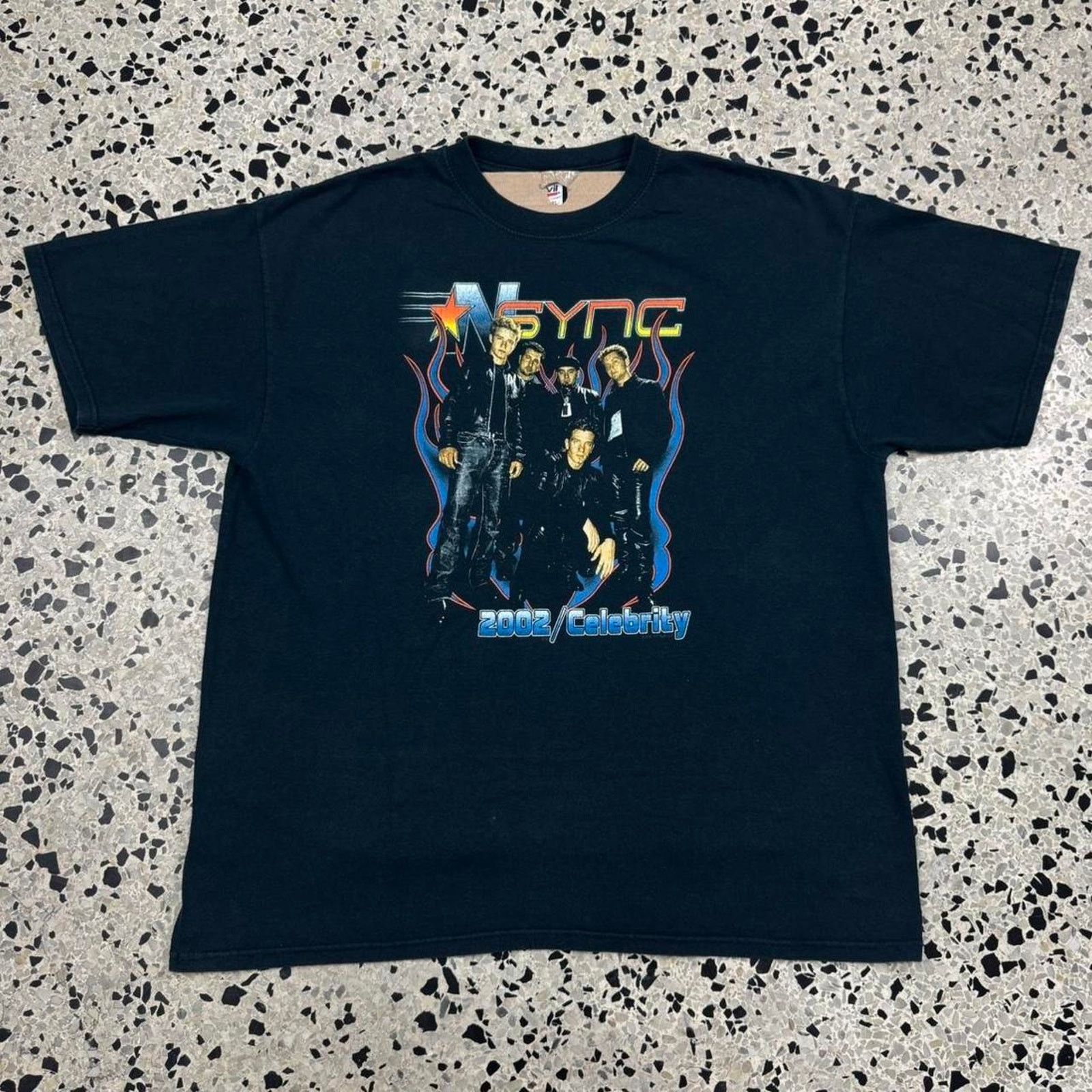 Anvil × Vintage VINTAGE Y2K NSYNC 2002 CELEBRITY TOUR MERCH TEE: Size US XL / EU 56 / 4 - 1 Thumbnail