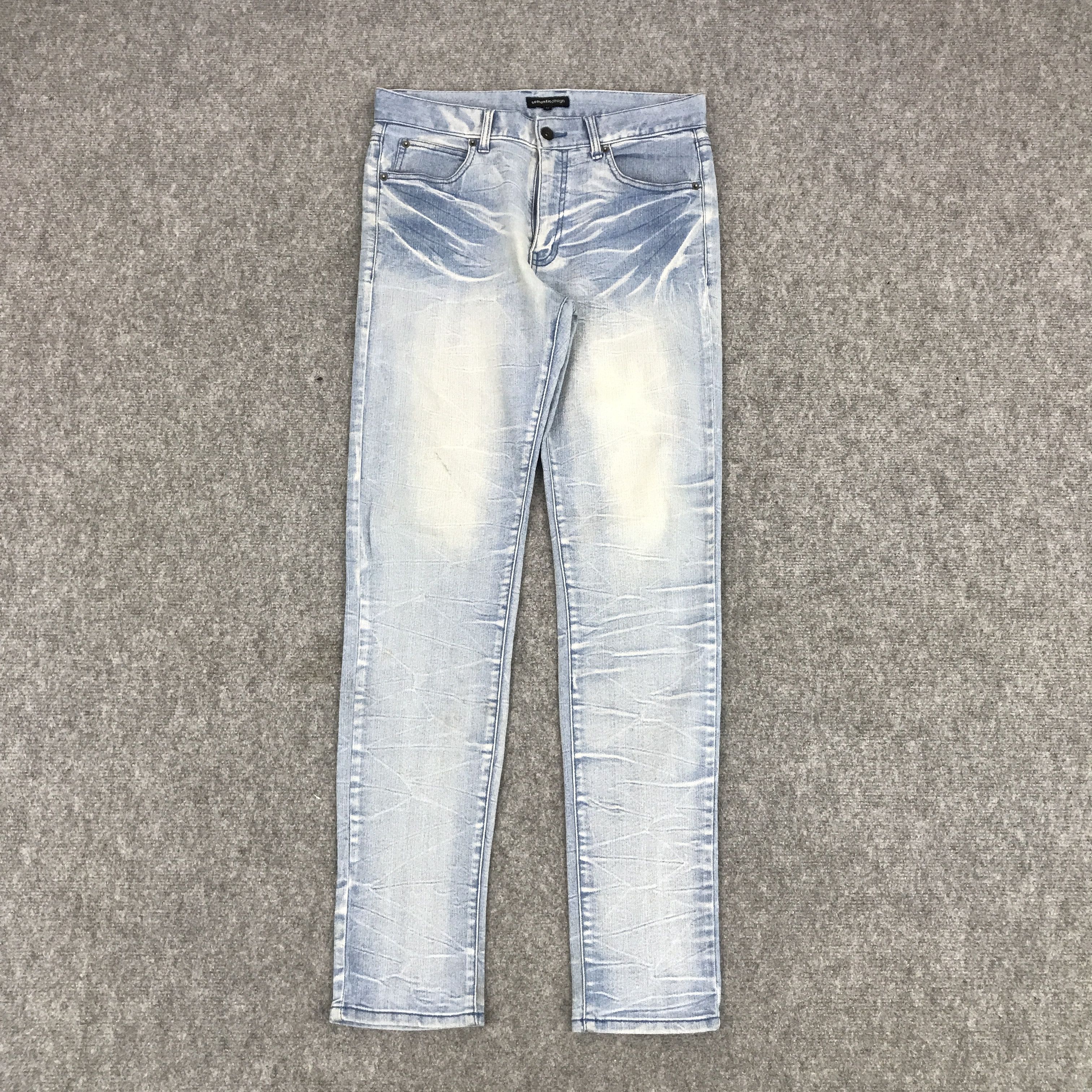 Japanese Brand × semanticdesign SEMANTIC DESIGN JAPAN DESIGN SKINNY JEANS PANTA Size US 30 / EU 46 - 1 Thumbnail