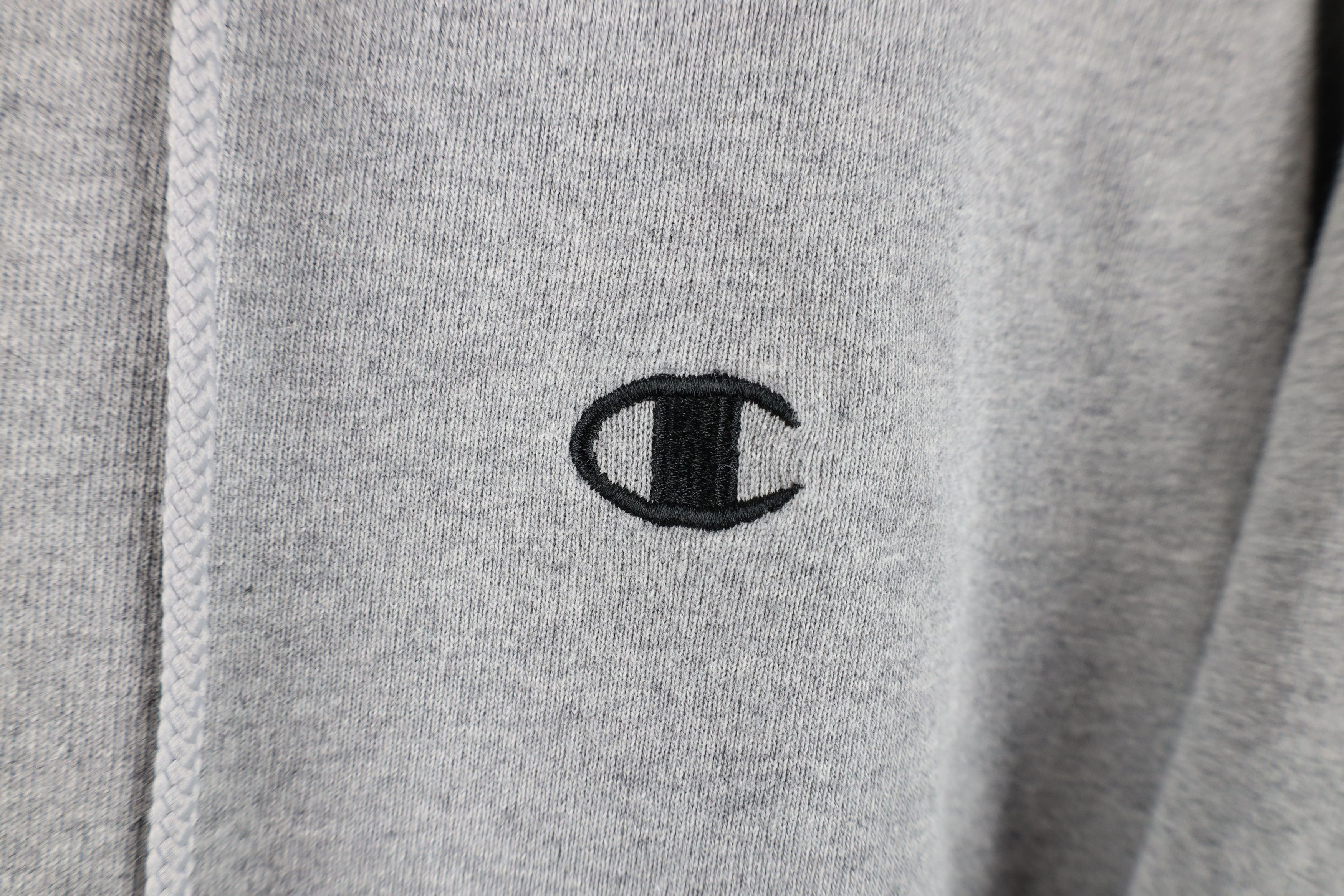 Champion Vintage 90s Champion Logo Heavyweight Hoodie Sweatshirt Gray Size US M / EU 48-50 / 2 - 4 Thumbnail