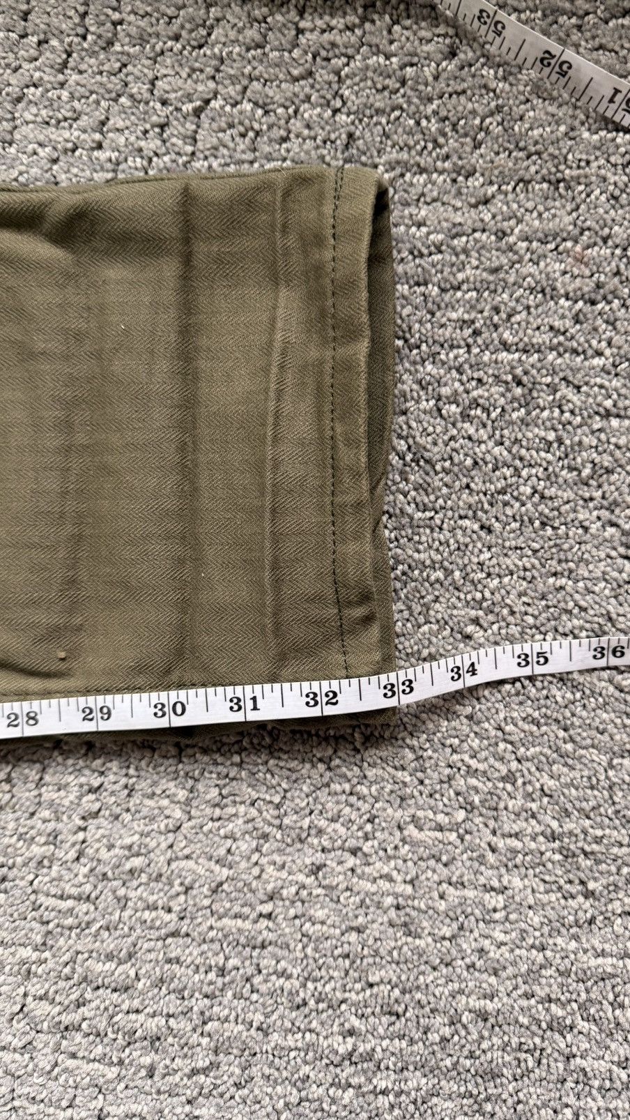 Naked & Famous The Army HBT - Olive Drab Size US 36 / EU 52 - 9 Thumbnail