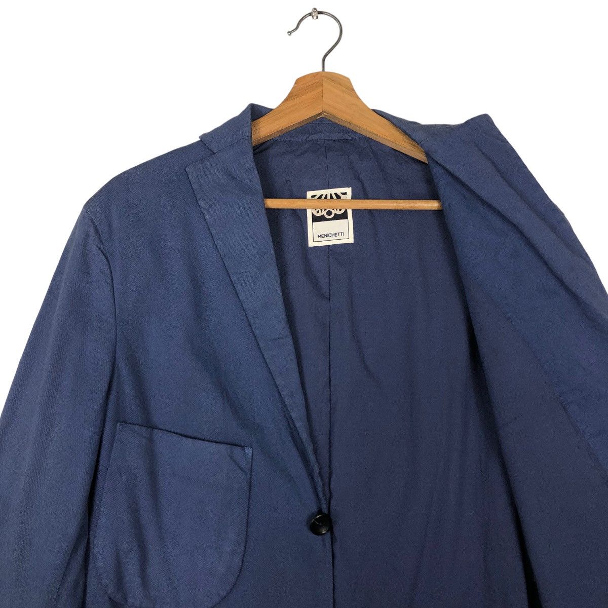 Japanese Brand 🔥Vtg Chore Jacket Double Breast Coats Menichetti Italy Size US M / EU 48-50 / 2 - 10 Thumbnail