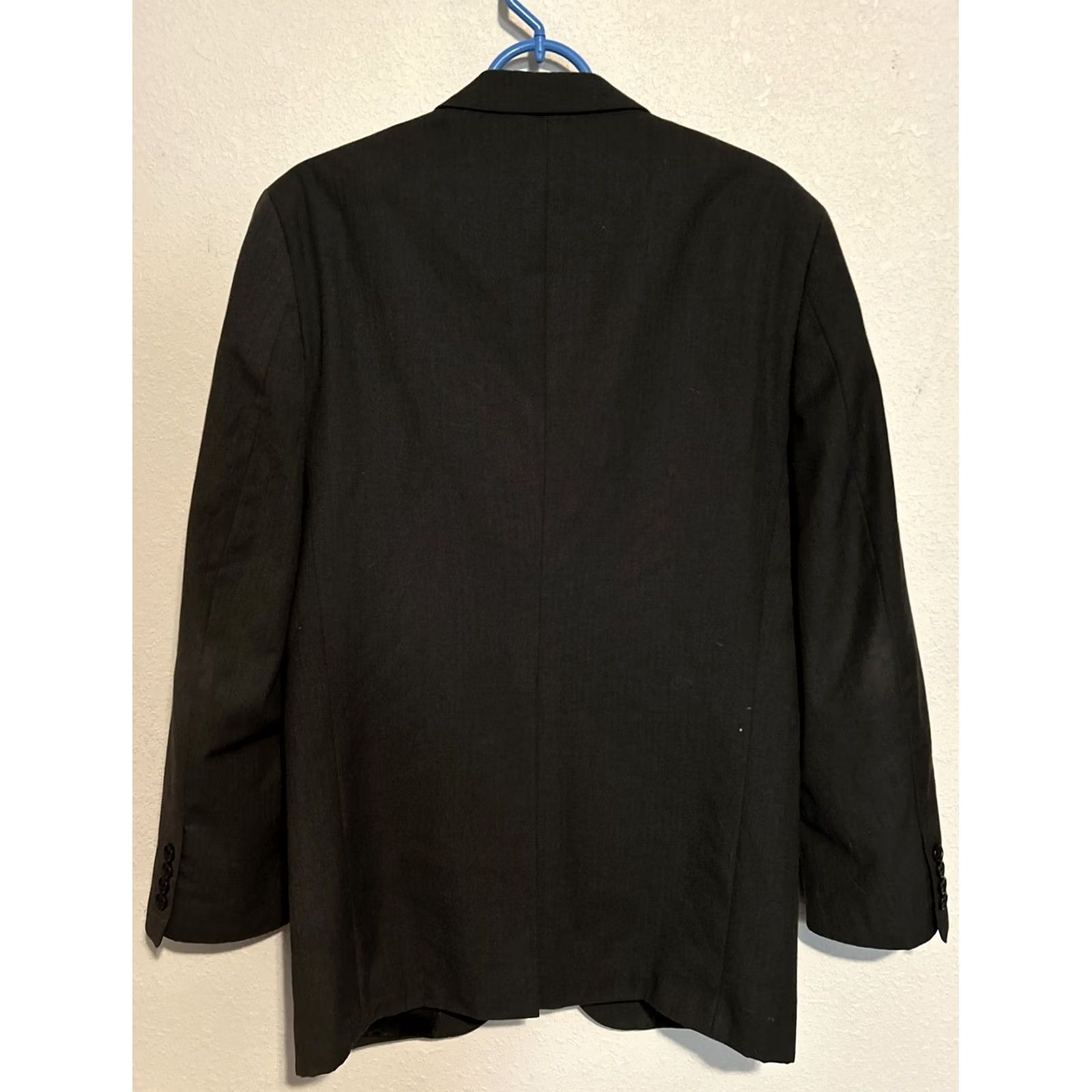 Arrow VINTAGE? Arrow Suit Men Sport jacket Coat Size 38R black buttons pockets formal wear 419 Size 38R - 2 Thumbnail