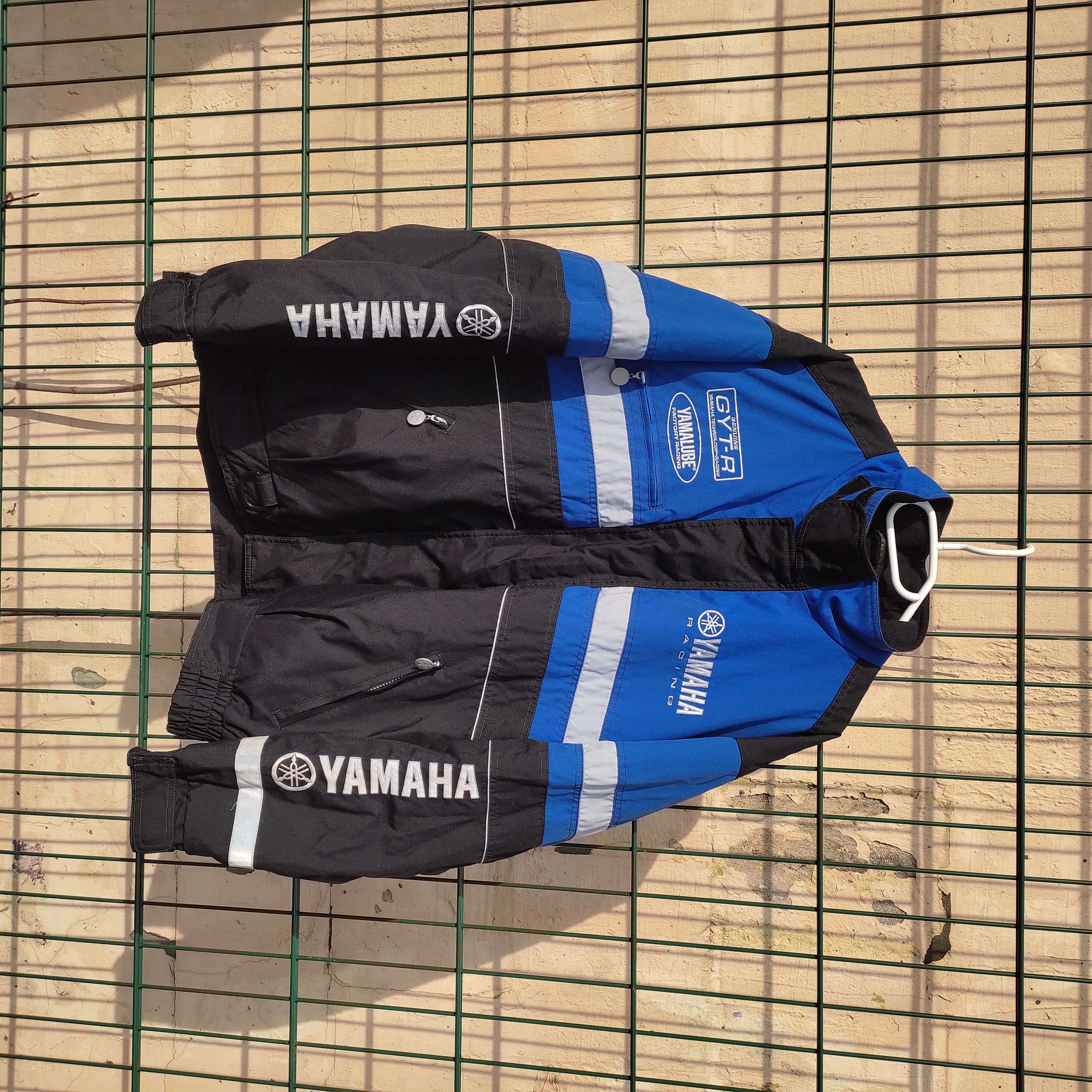 image of Yamaha Vintage Mens Racing Bomber Jacket Gyt-R in Blue (Size XL)