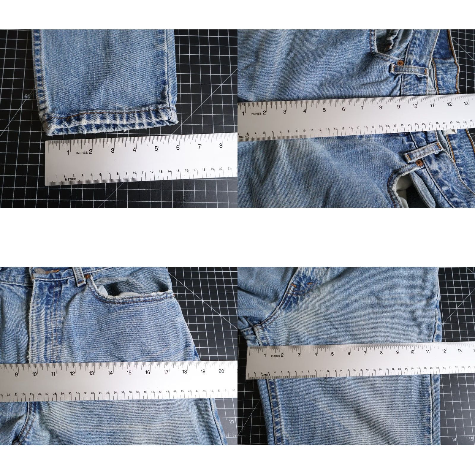 Levi's VINTAGE Levi's 512 Jeans Slim Tapered 31 x 31 Blue Denim Men 2000s 90s Grunge Retro Hipster Classic Jeans Mens Size US 31 - 8 Thumbnail