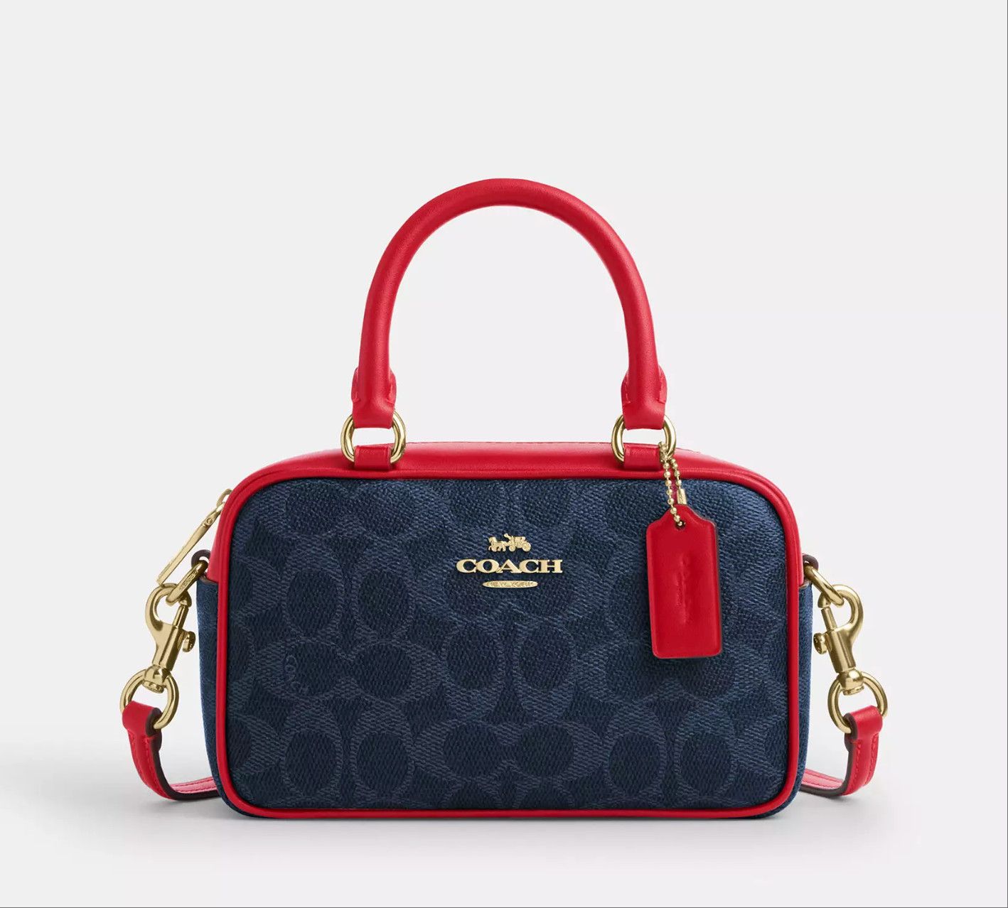 Coach Satchel Crossbody Bag In Signature Canvas CW197 Size ONE SIZE - 6 Thumbnail