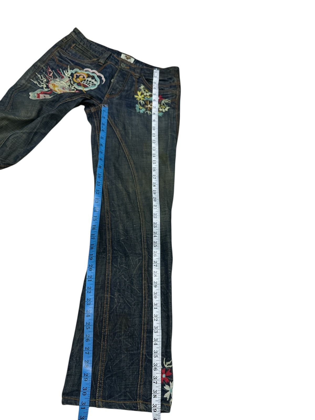 Japanese Brand Vintage Y2k Antik Denim Tiger Embroid. Size US 32 / EU 48 - 13 Thumbnail