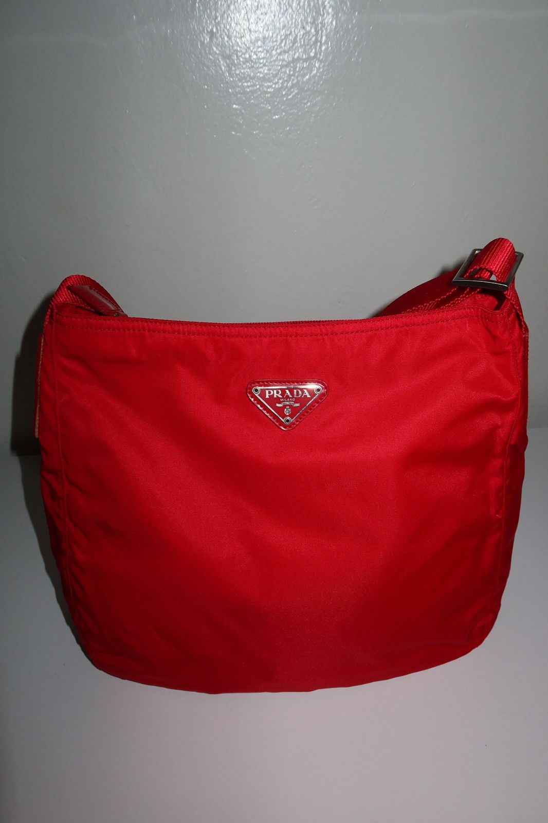 Prada × Vintage Red Prada shoulder bag Size ONE SIZE - 2 Thumbnail