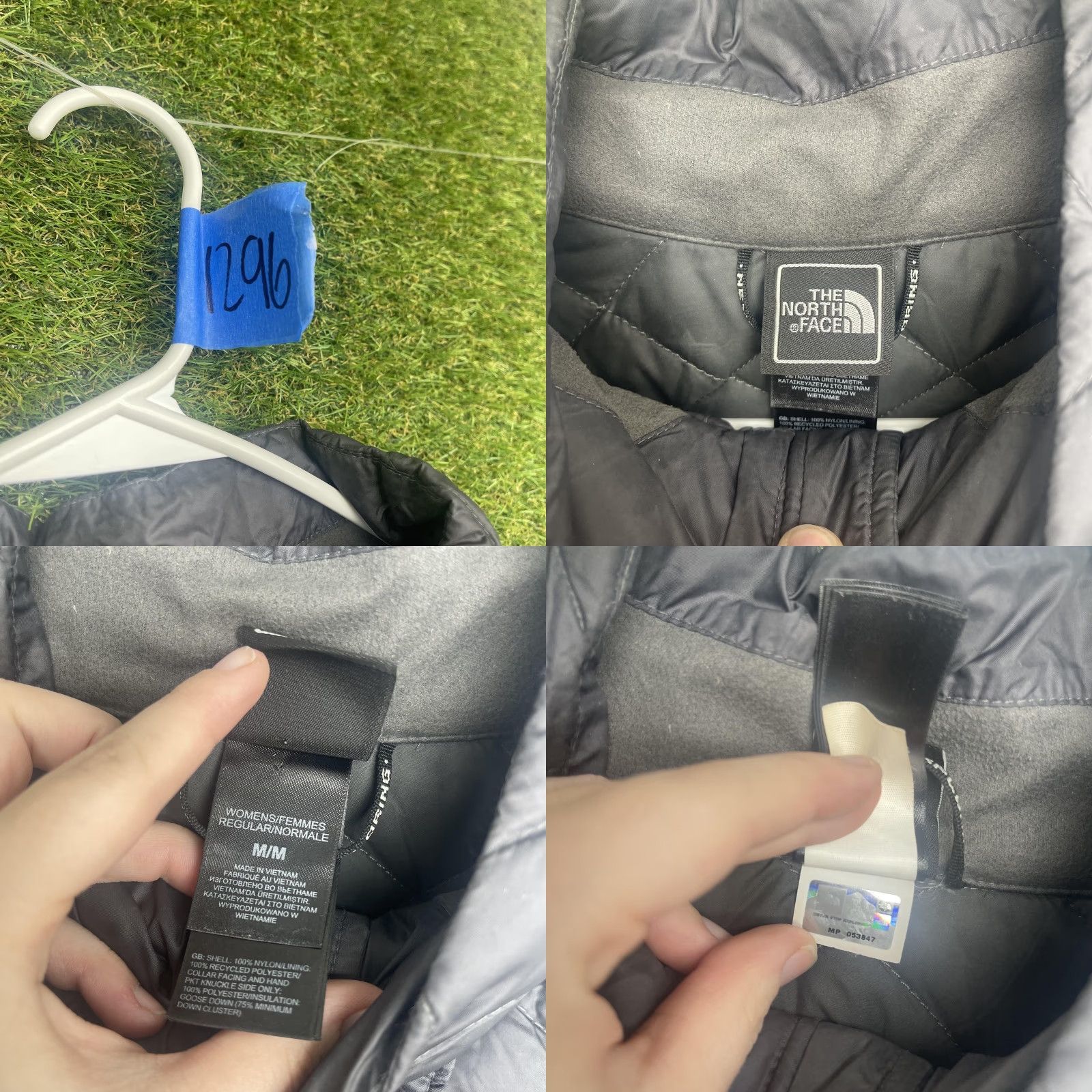 The North Face North Face Jacket Womens Medium Gray Quilted Hooded Down Puffer Outdoor Size M / US 6-8 / IT 42-44 - 8 Thumbnail