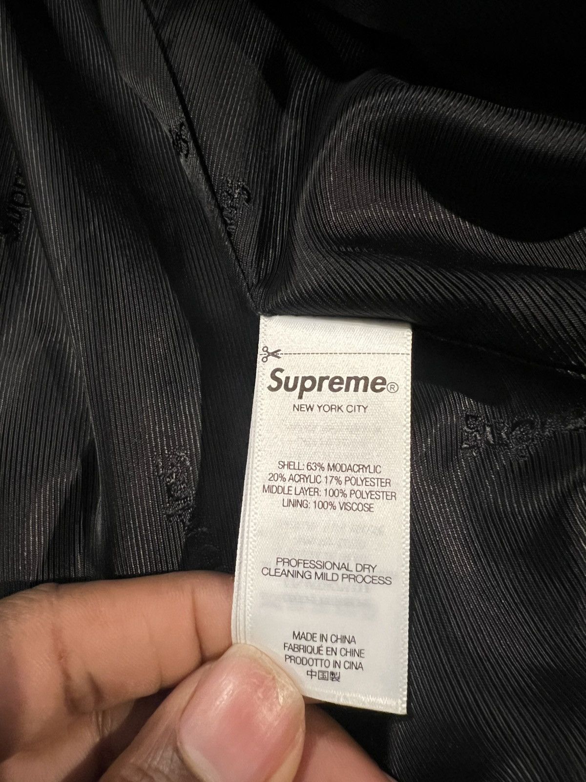 Supreme Faux fur wind stopper Supreme XL Size US XL / EU 56 / 4 - 9 Thumbnail