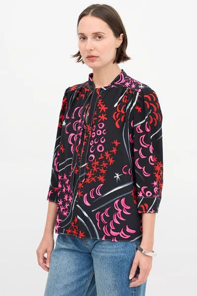 Marni o1y1125 Blouse in Multicolor Size XS / US 0-2 / IT 36-38 - 3 Thumbnail