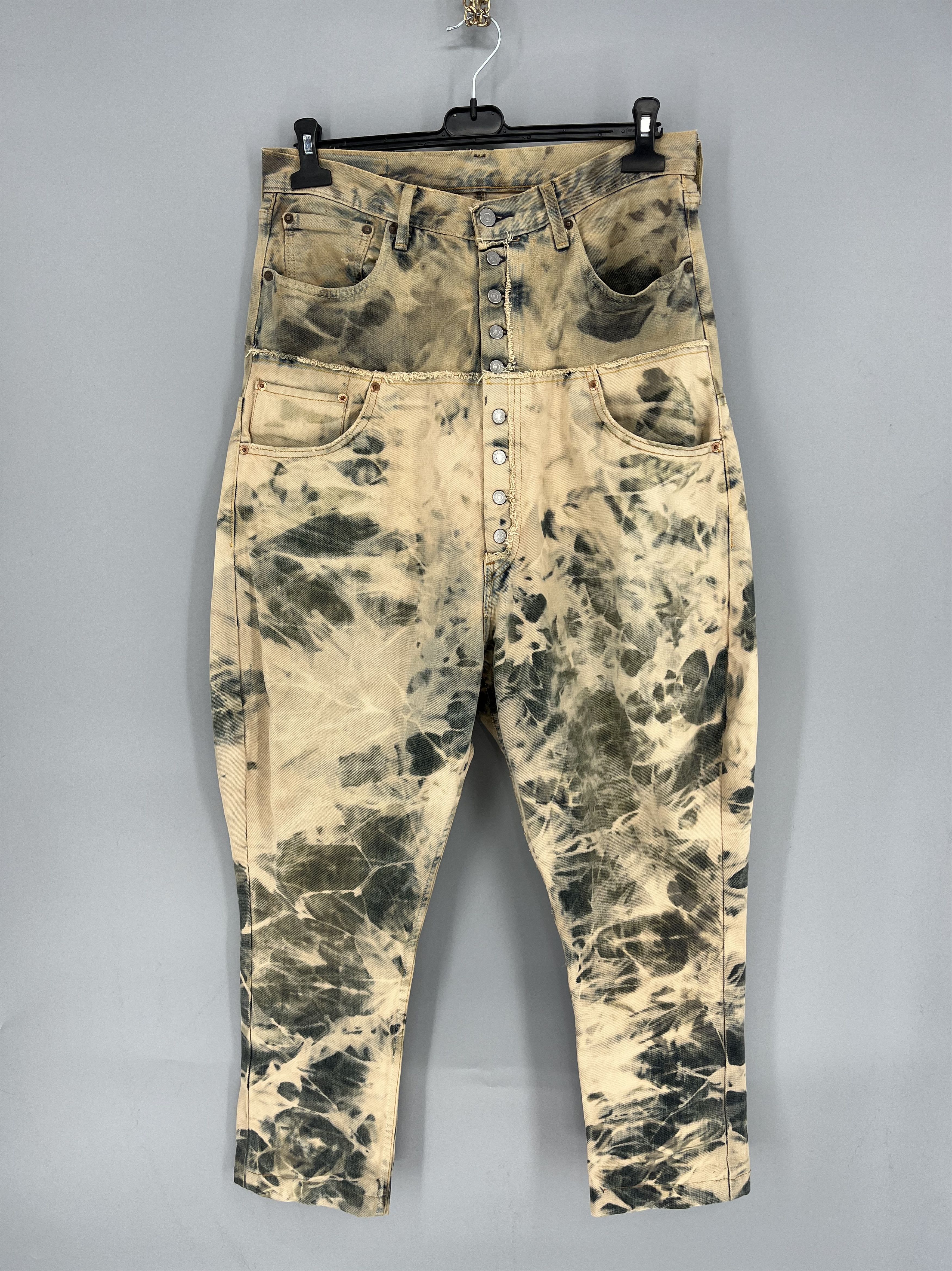 Other 90s Levi’s 501 Patchwork Multipocket Denim Custom Jeans USA Size US 32 / EU 48 - 1 Thumbnail