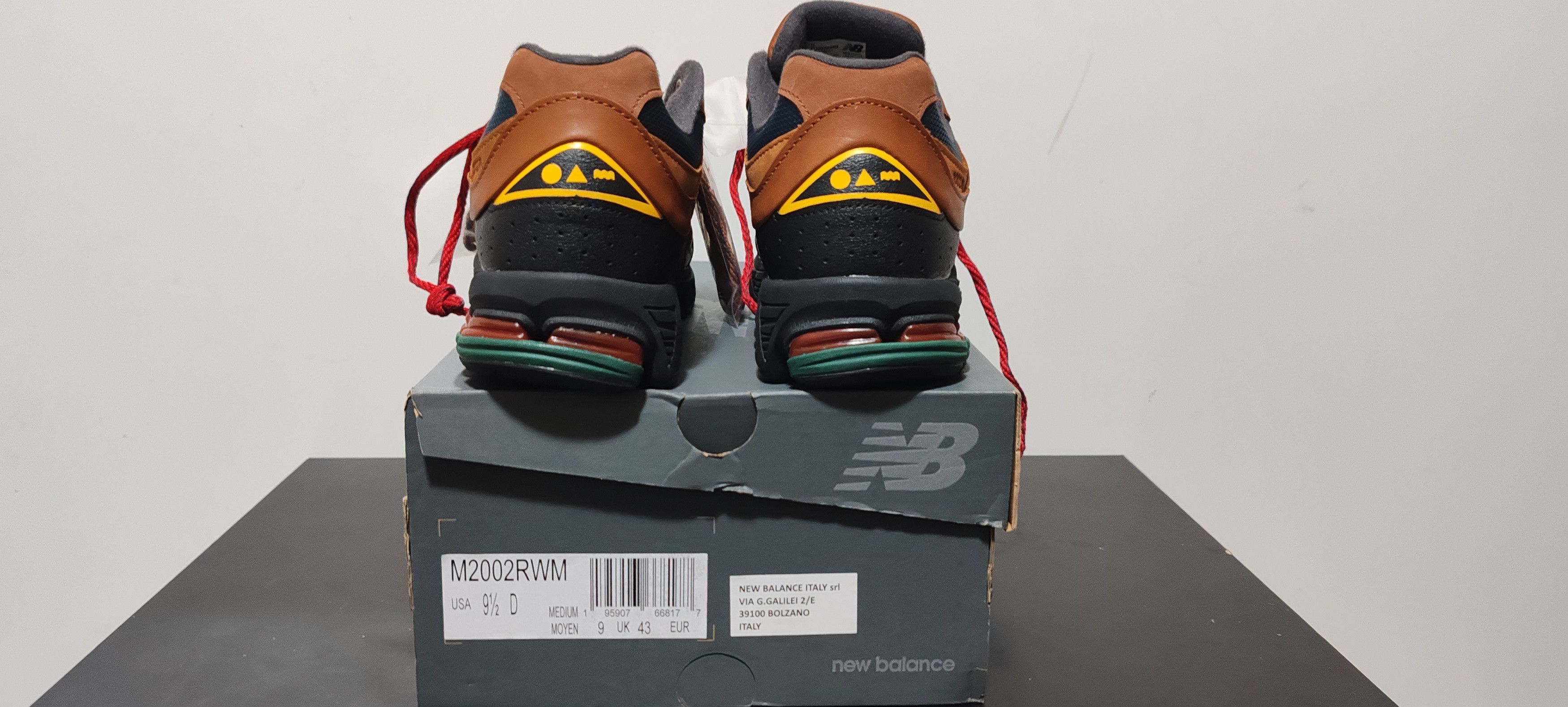 New Balance New Balance 2002 R Pack Baskets En Cuir Marron Tg: 43 Size US 10 / EU 43 - 10 Thumbnail