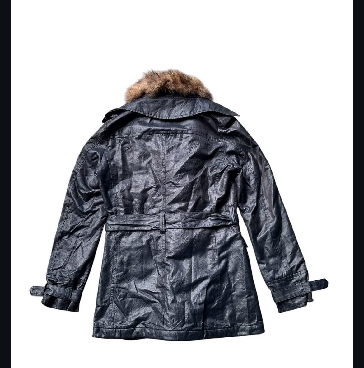 Tornado Mart 2000s Tornado Mart Belt Gimmick Fur Wax Jacket Lgb Ifsix Size US M / EU 48-50 / 2 - 3 Thumbnail