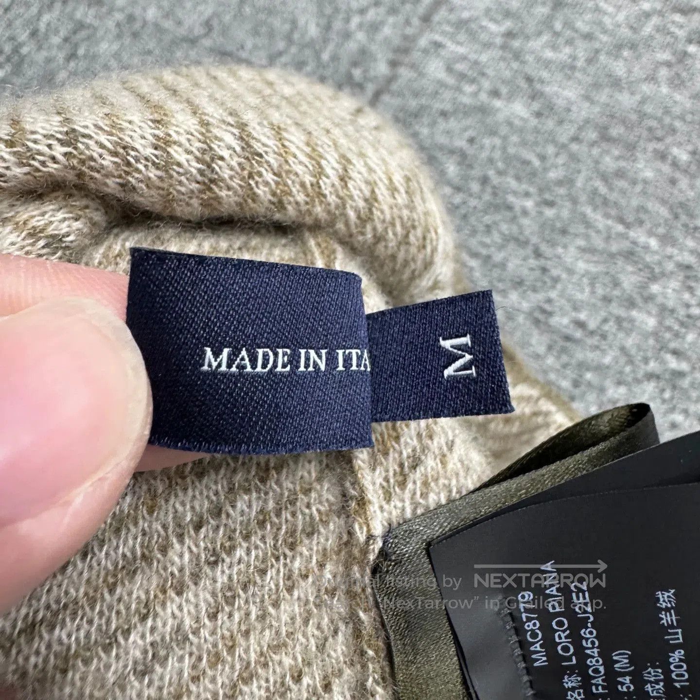 Loro Piana Beige Knit Beanie Hat. Size ONE SIZE - 6 Thumbnail