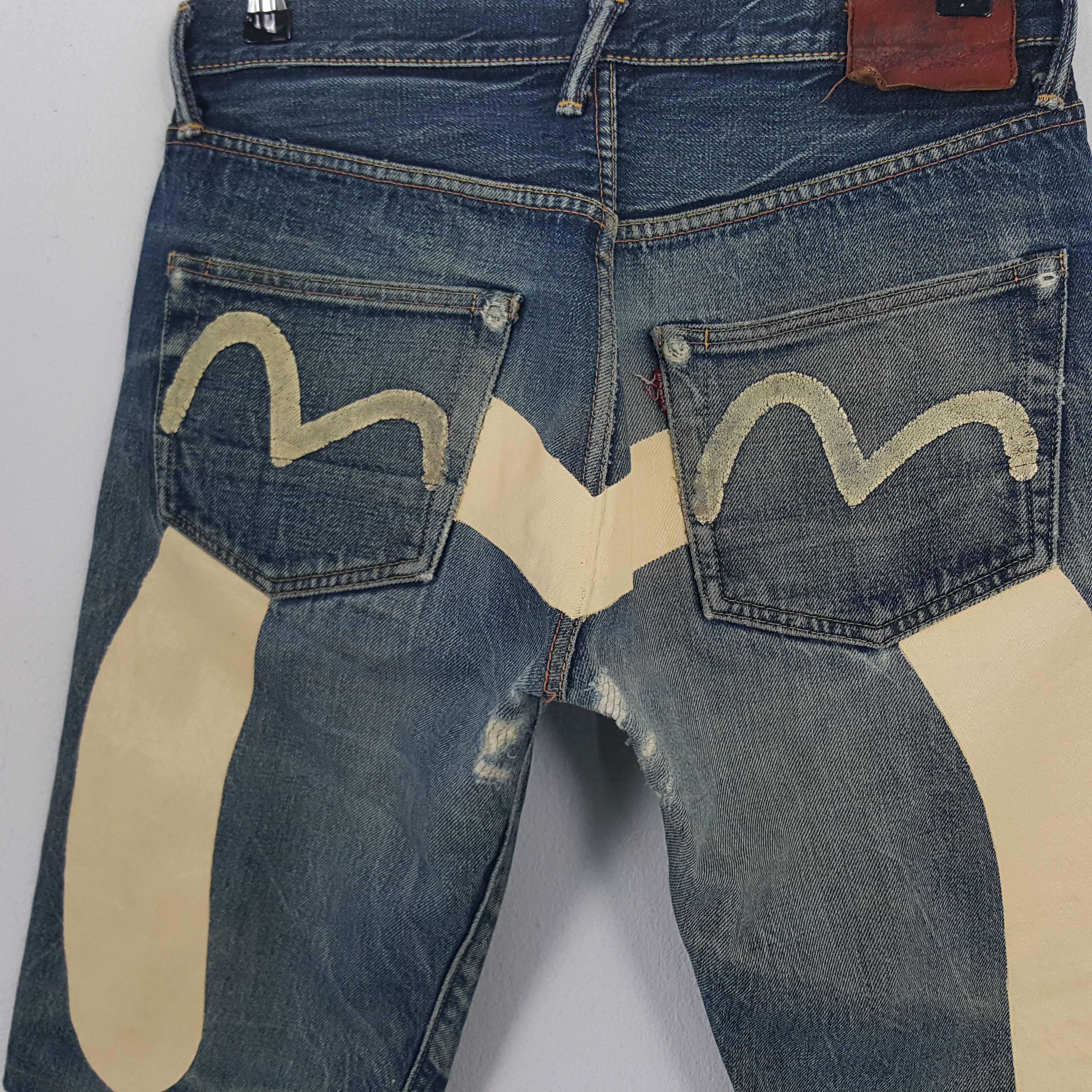 Evisu × Japanese Brand × Vintage Vintage Evisu Japanese Brand Daicock Custom Art Short Jeans Size US 30 / EU 46 - 4 Thumbnail