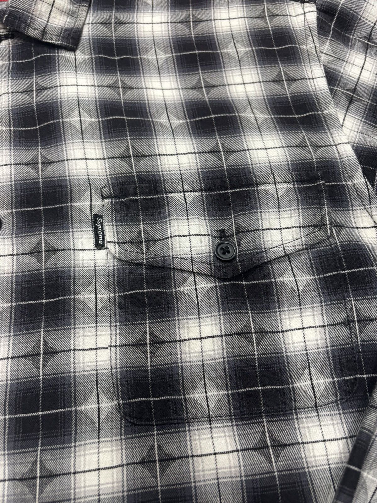 Supreme Supreme Flannel Shirt Black (FW15) Size US M / EU 48-50 / 2 - 2 Thumbnail