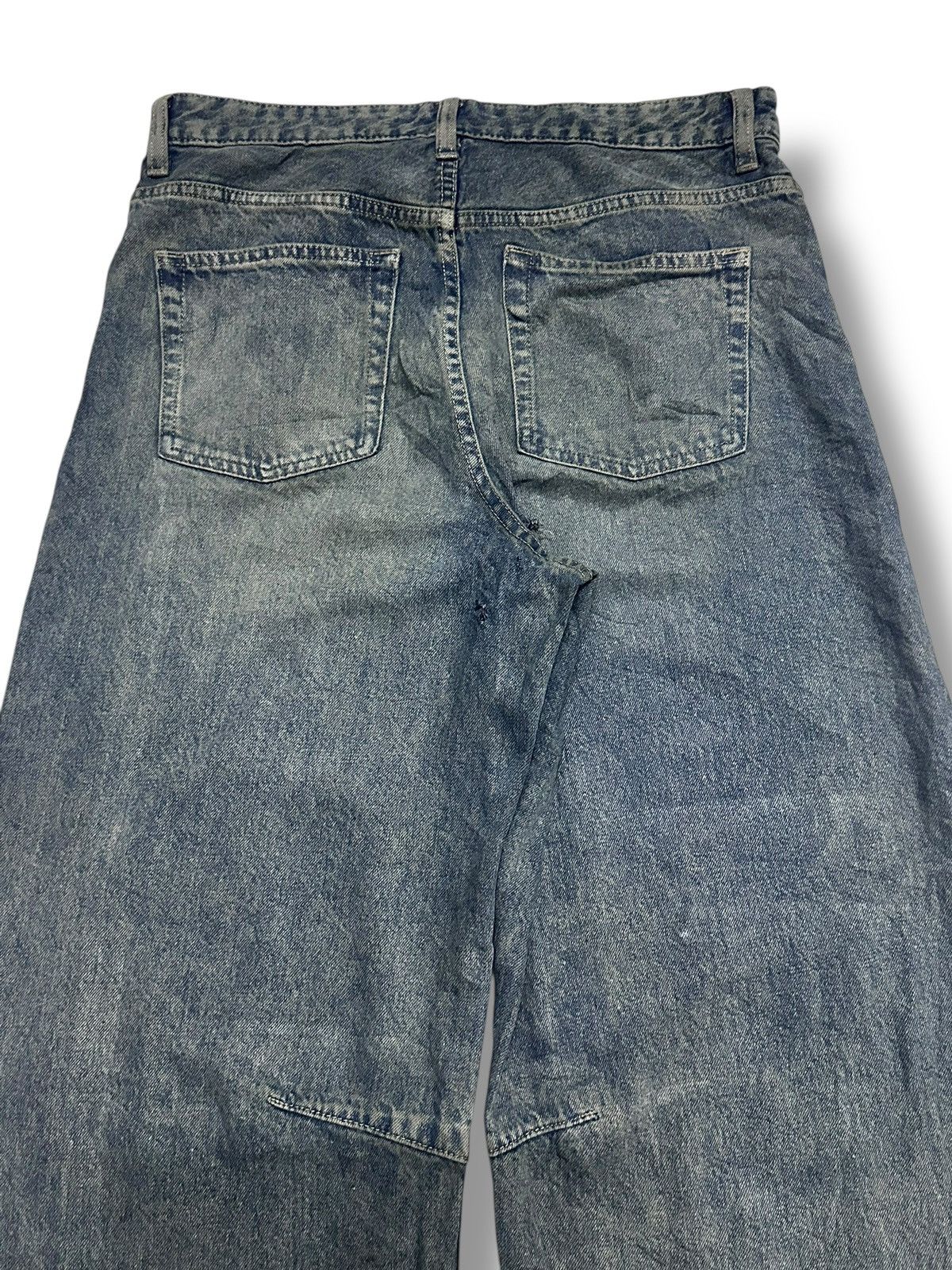 GU GU Vintage Baggy Loose Style Jeans With Faded Wash Size US 33 - 5 Thumbnail
