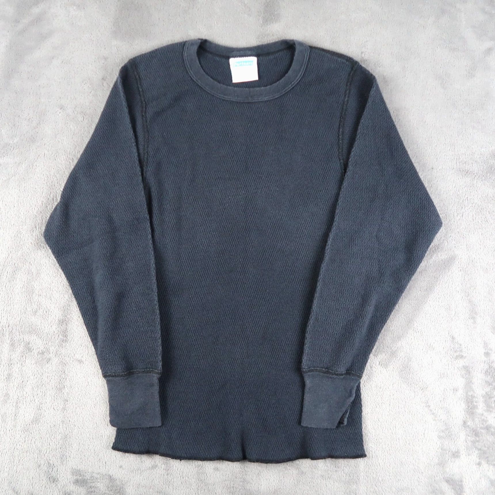 Vintage VINTAGE 90s MERVYNS PARTNERS Thermal Shirt Womens L Black USA Made Size L / US 10 / IT 46 - 2 Thumbnail